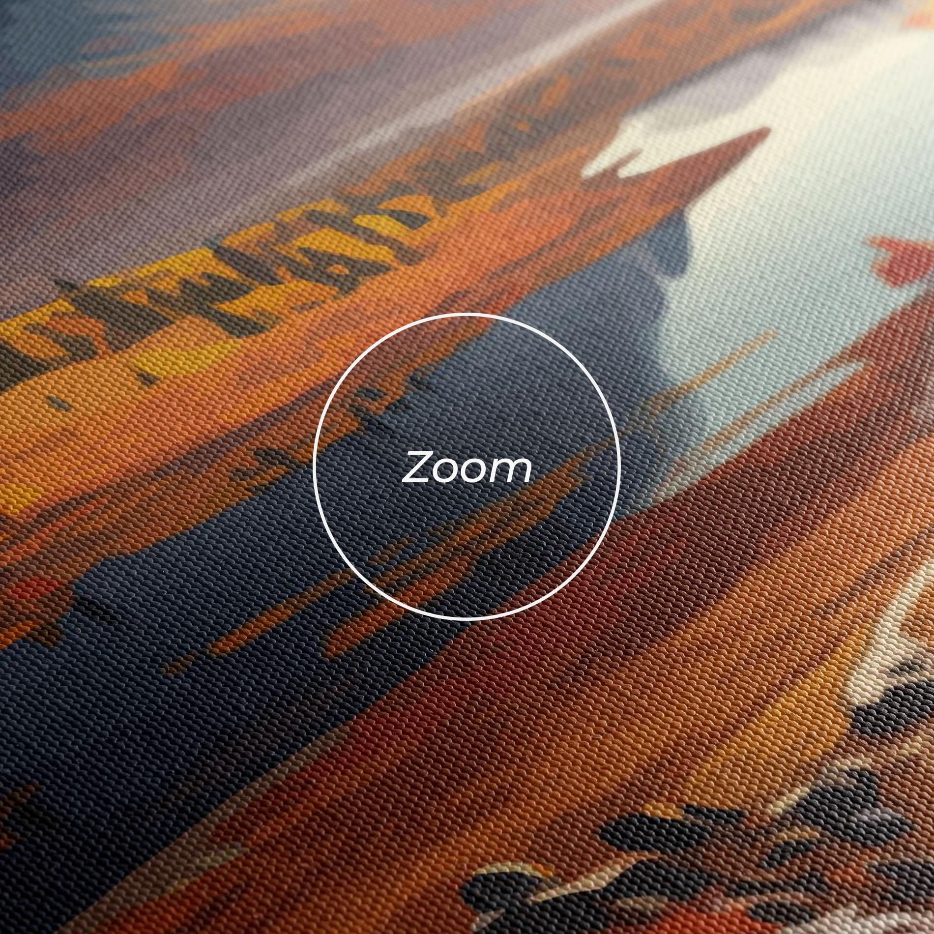 Tablou Canvas Autumn Field Lake mockup 3