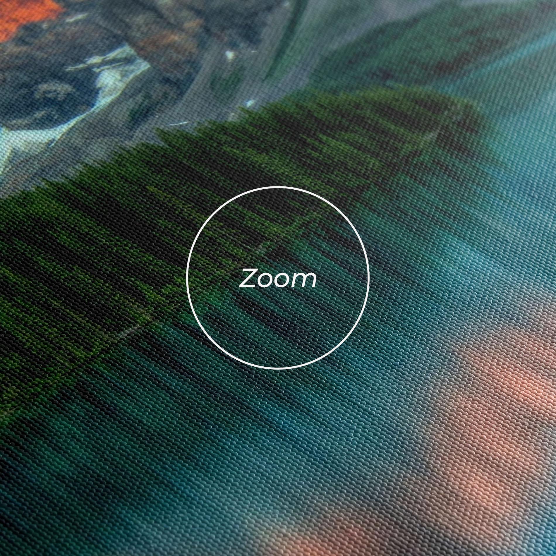 Tablou Canvas Beautiful Blue Lake mockup 3