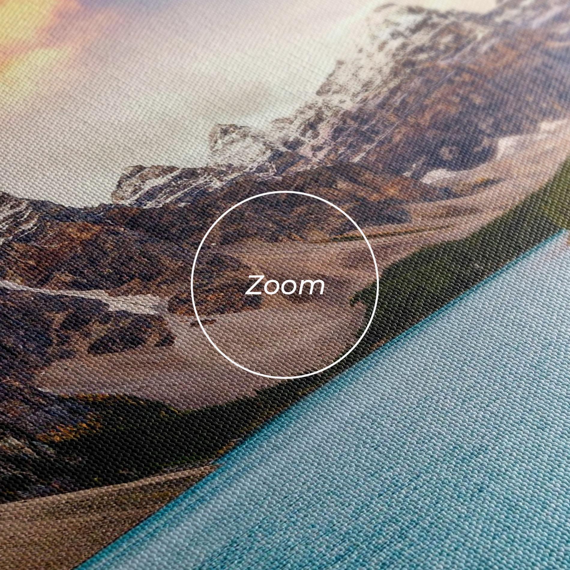 Tablou Canvas Blue Magic Lake mockup 3