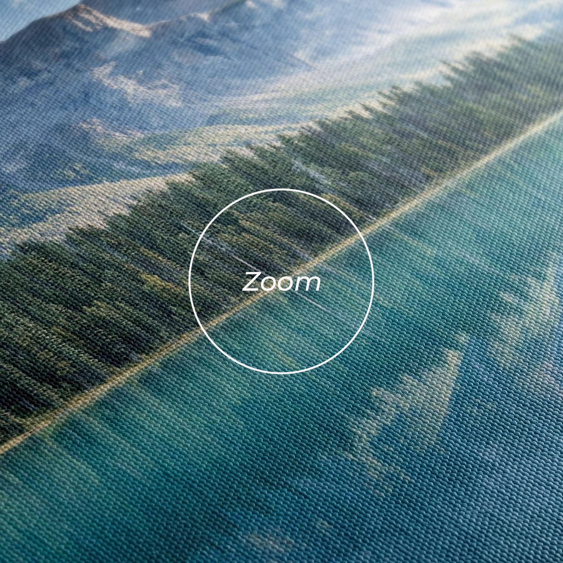 Tablou Canvas Blue Mountain Lake mockup 3