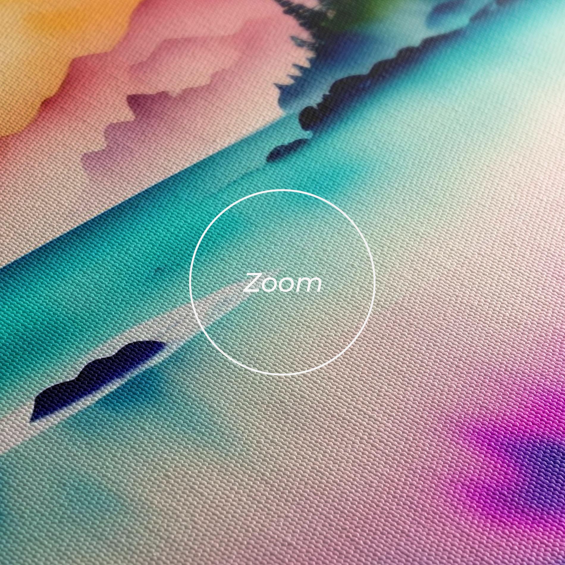 Tablou Canvas Lake Painting mockup 3