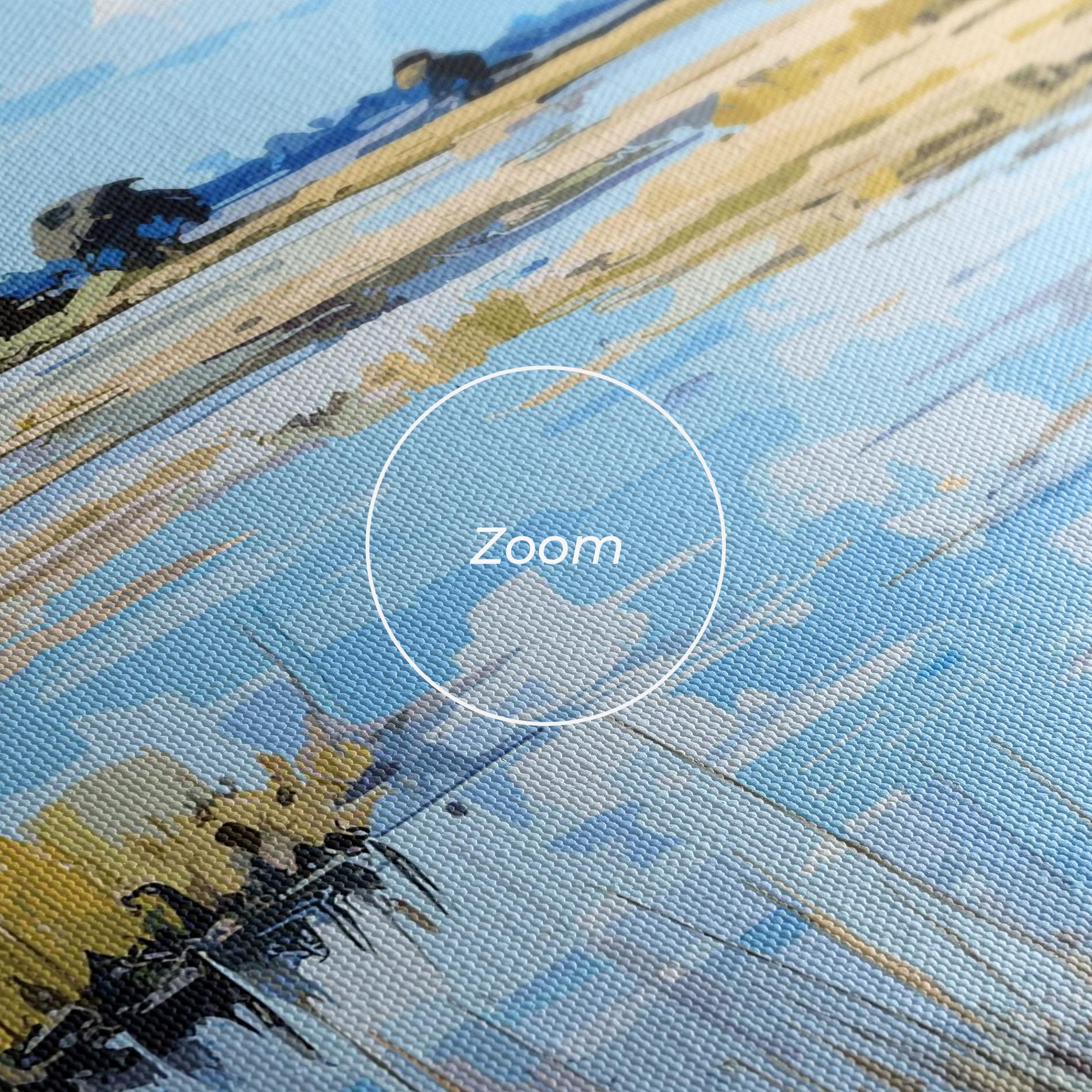 Tablou Canvas Riverside Flowers mockup 3