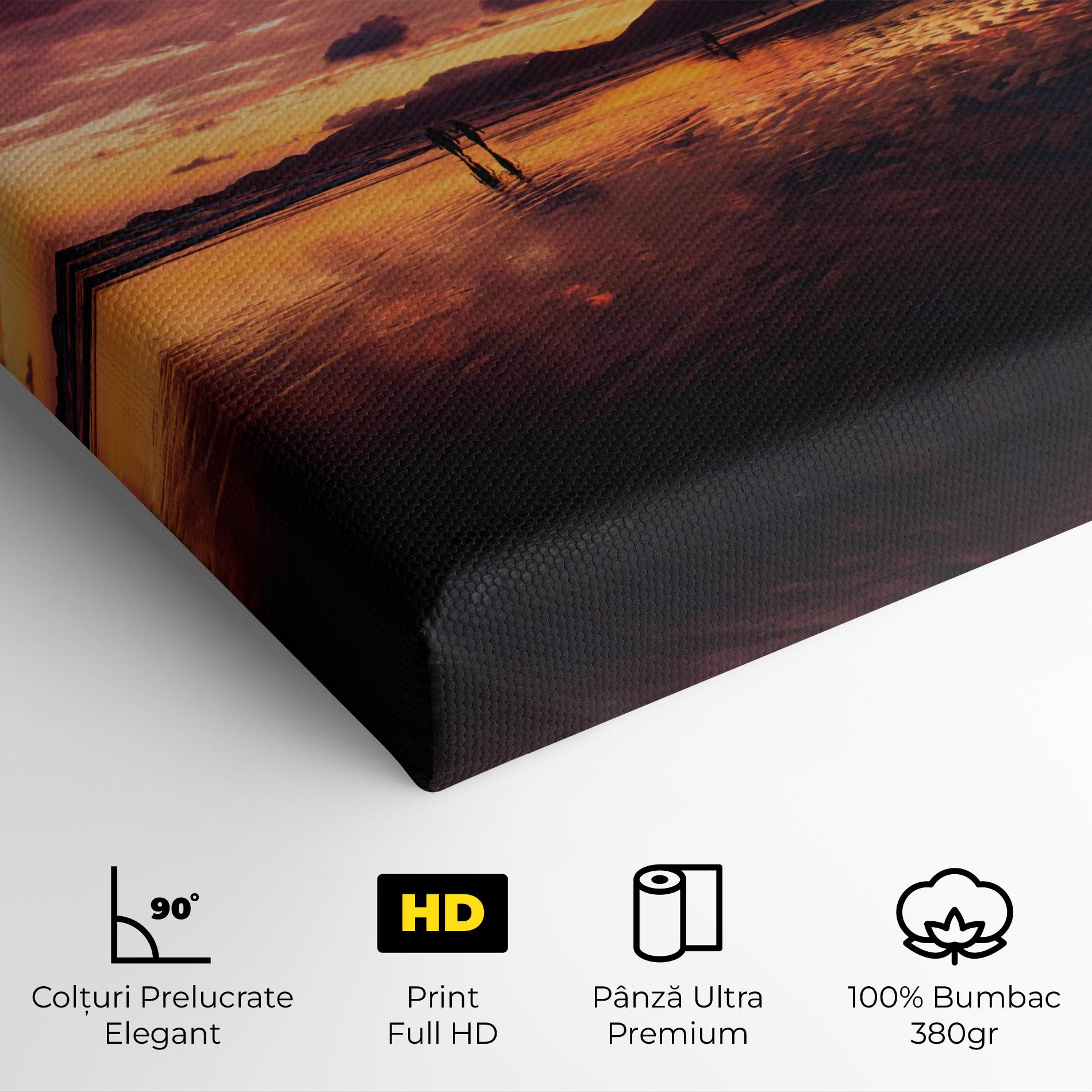 Tablou Canvas Beach At Sunset mockup 4
