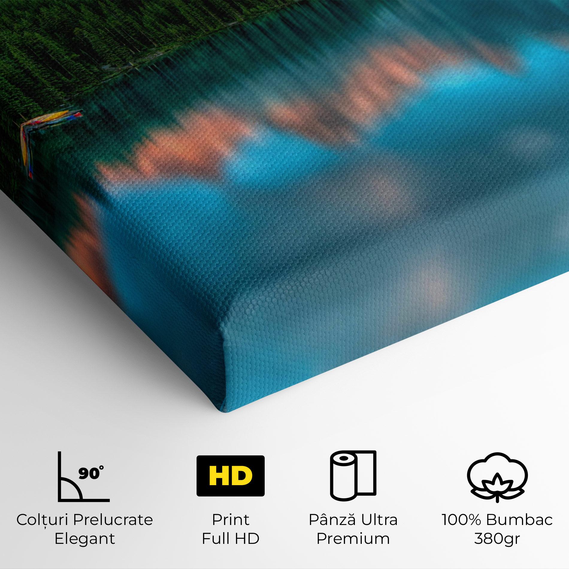 Tablou Canvas Beautiful Blue Lake mockup 4