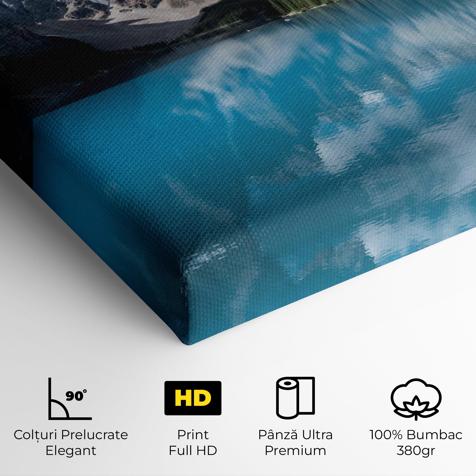 Tablou Canvas Beautiful Lake Canada mockup 4