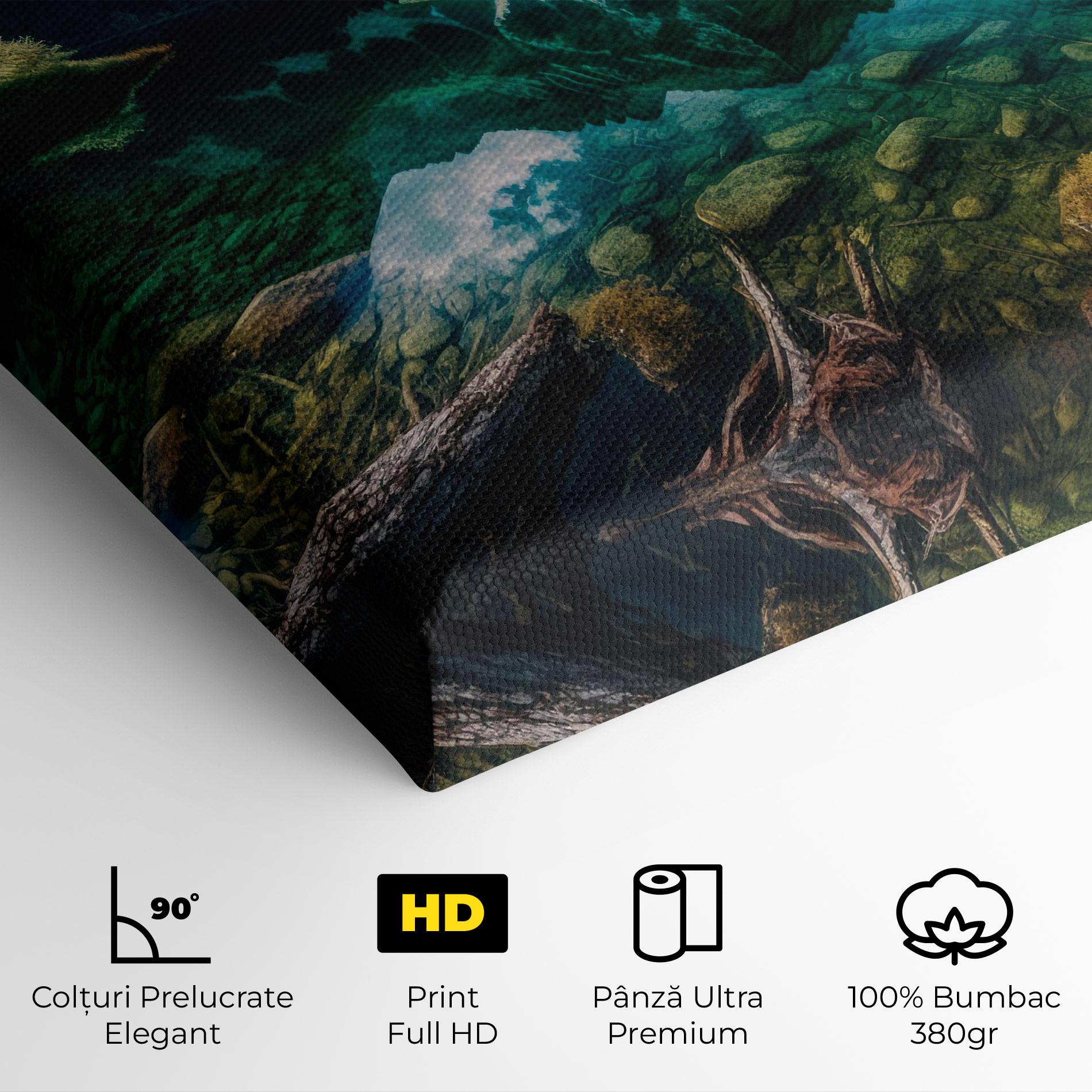 Tablou Canvas Beautiful Lake Mountain mockup 4