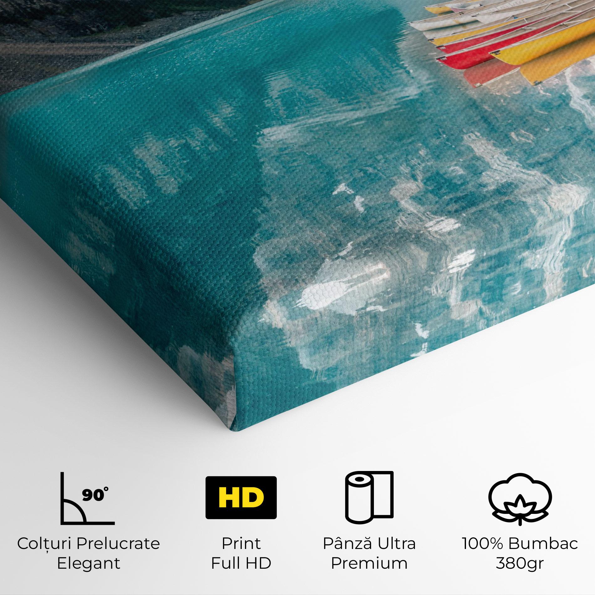 Tablou Canvas Beautiful Moraine Lake mockup 4