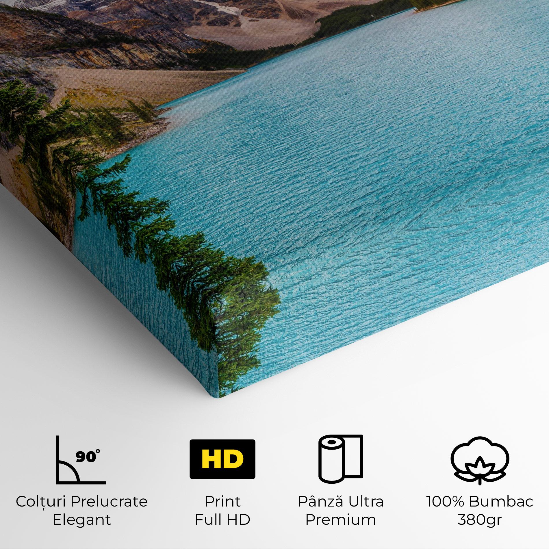 Tablou Canvas Blue Magic Lake mockup 4