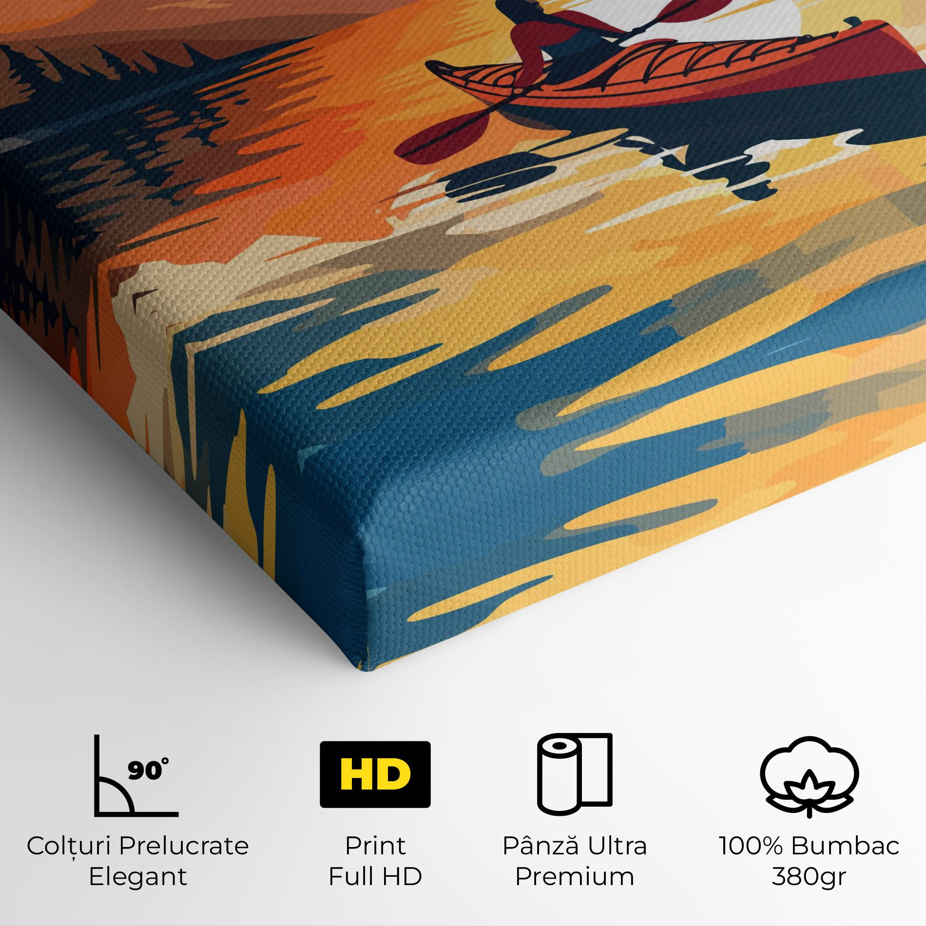 Boat Sunset Woman mockup 4