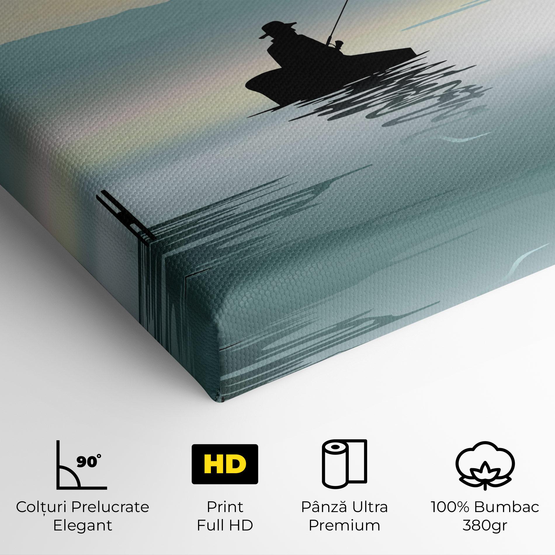 Tablou Canvas Fishman Lake View mockup 4