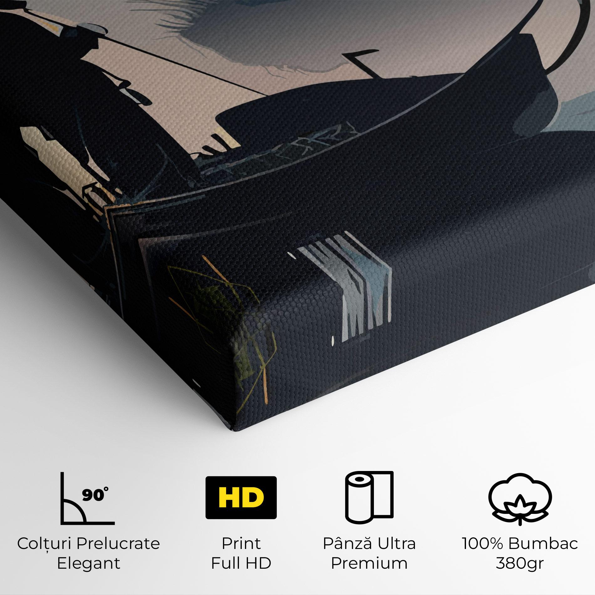 Tablou Canvas Japan Lake Man mockup 4