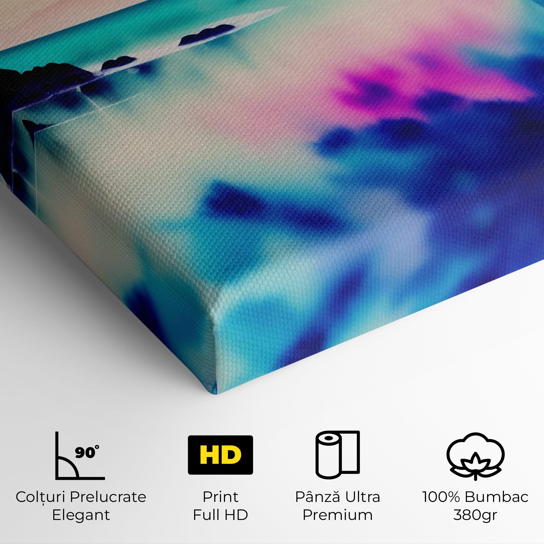 Tablou Canvas Lake Painting mockup 4