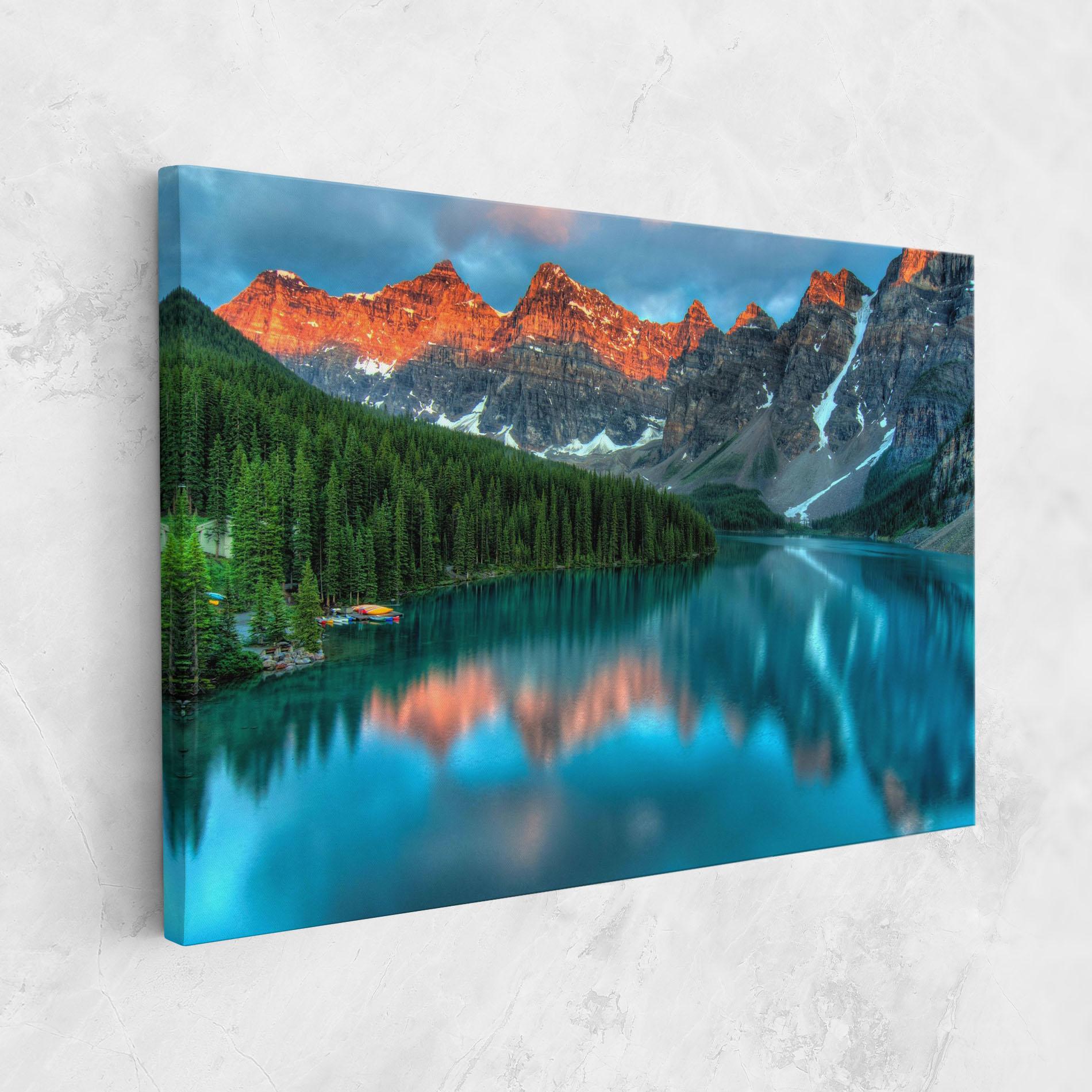 Tablou Canvas Beautiful Blue Lake mockup 1