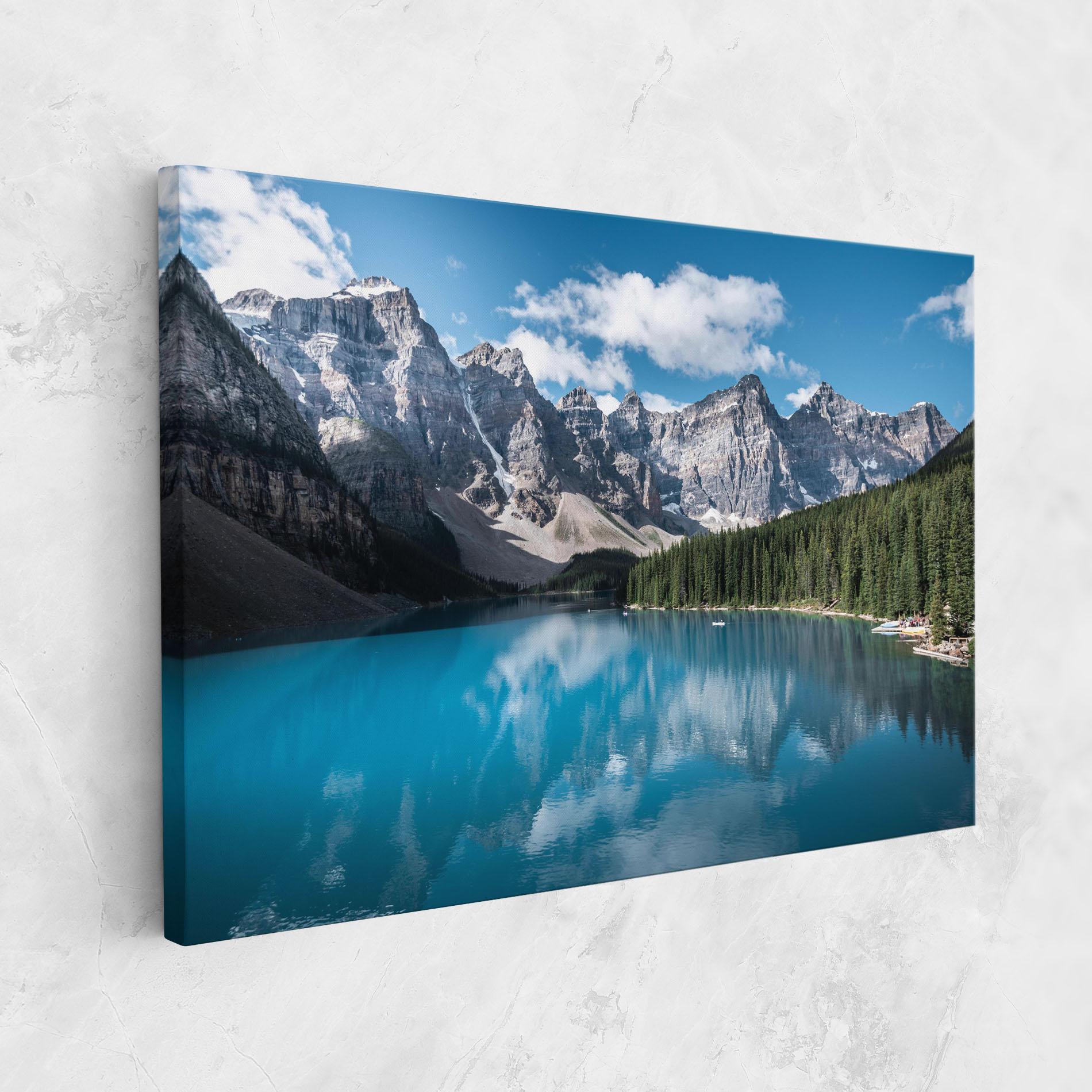 Tablou Canvas Beautiful Lake Canada mockup 1