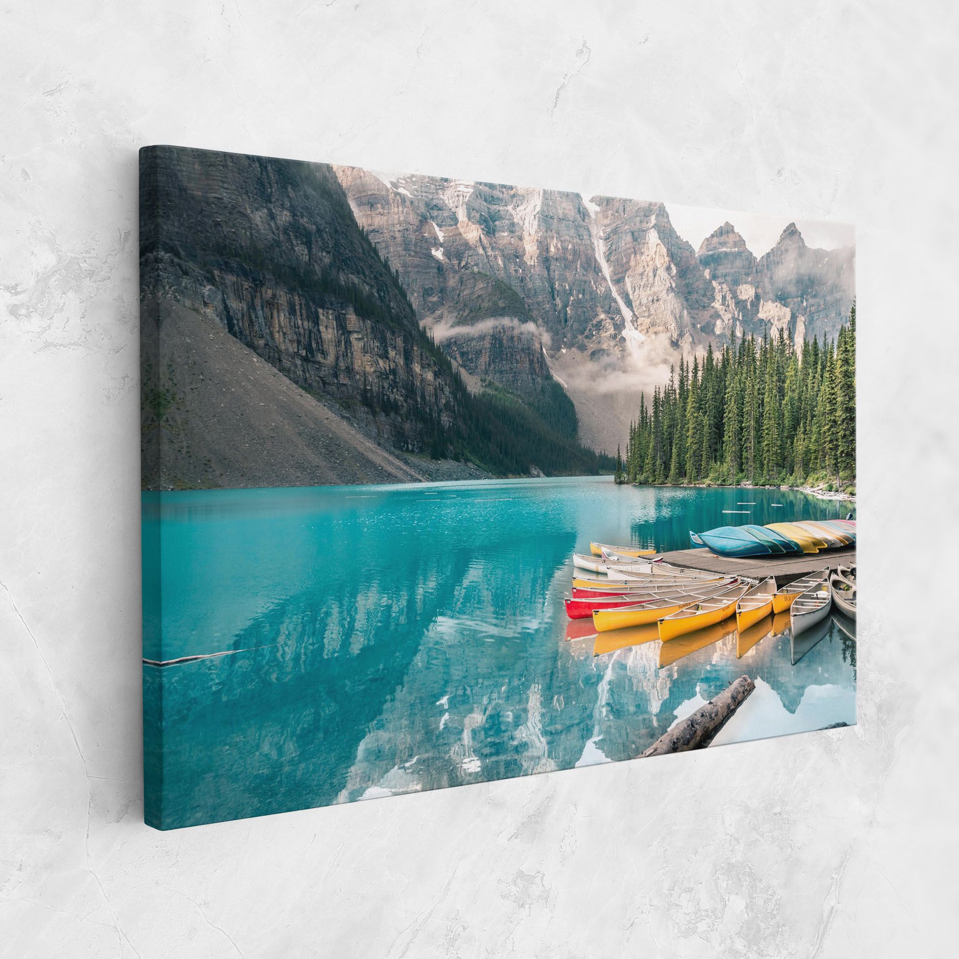 Beautiful Moraine Lake mockup 1