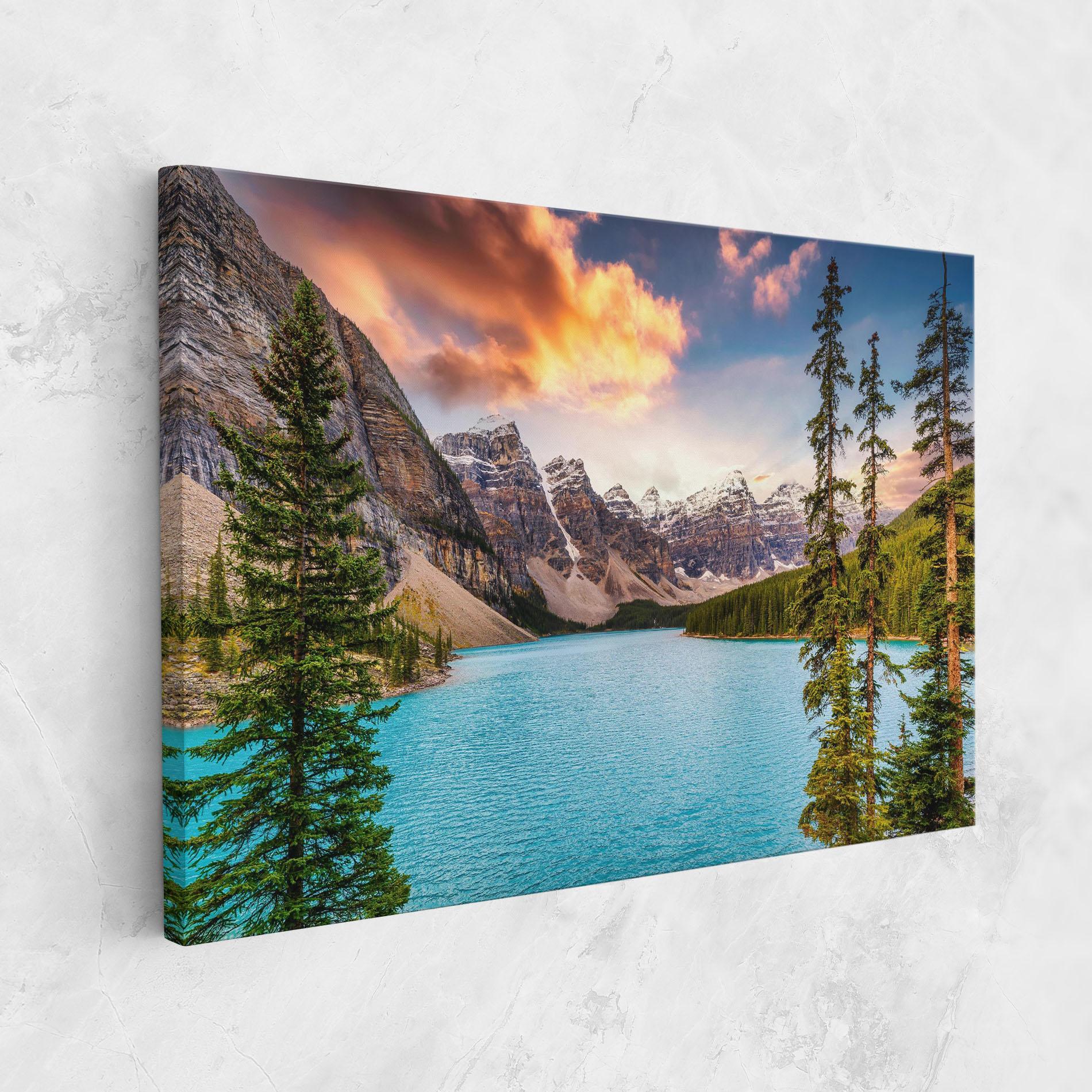 Tablou Canvas Blue Magic Lake mockup 1