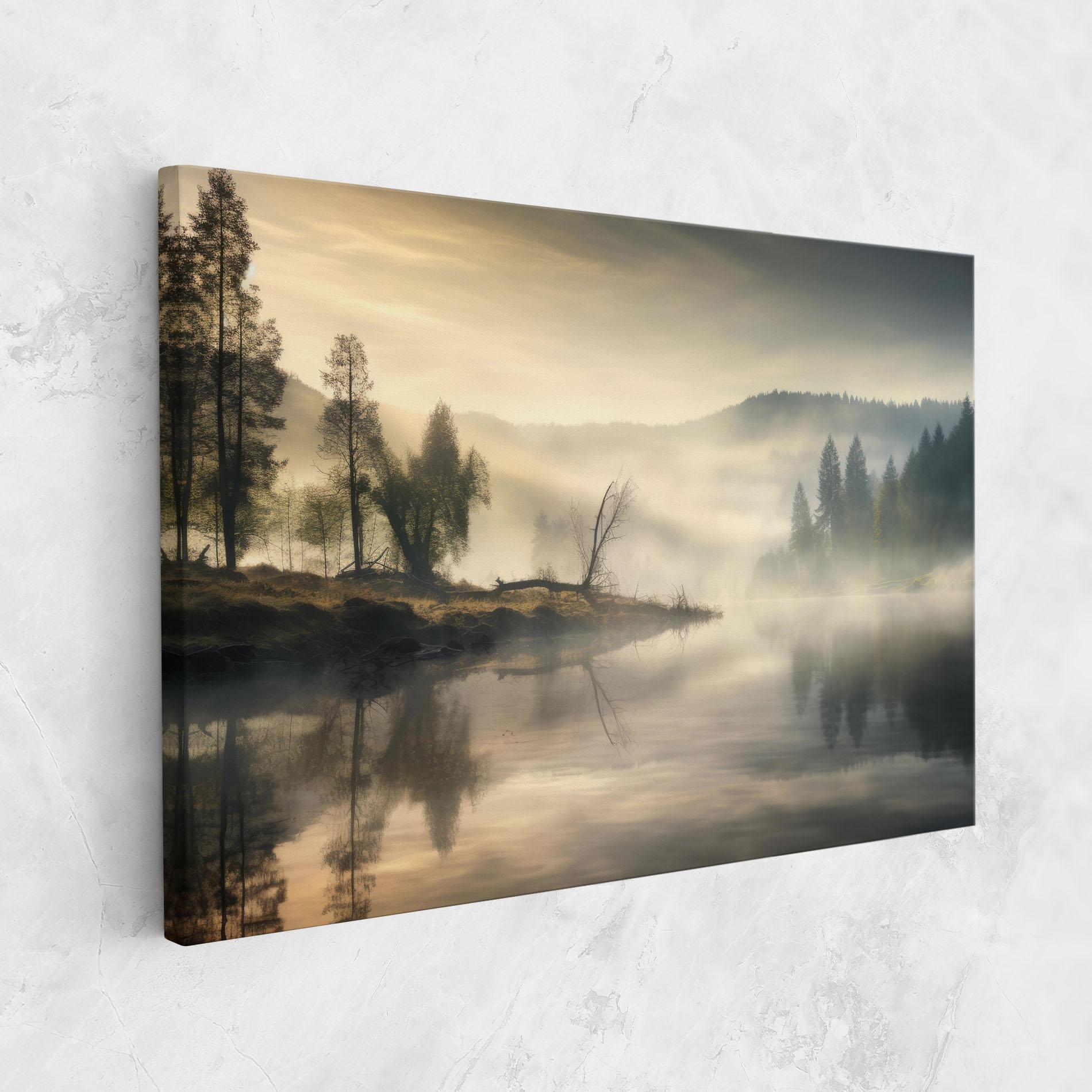 Tablou Canvas Foggy Morning mockup 1