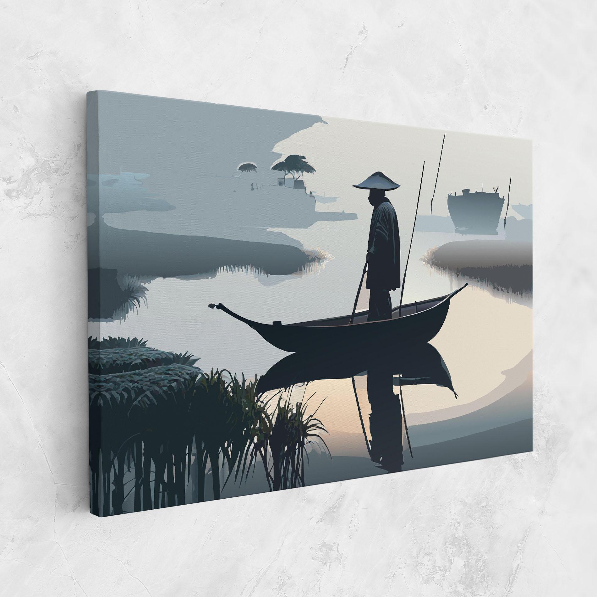 Tablou Canvas Japan Fisherman mockup 1