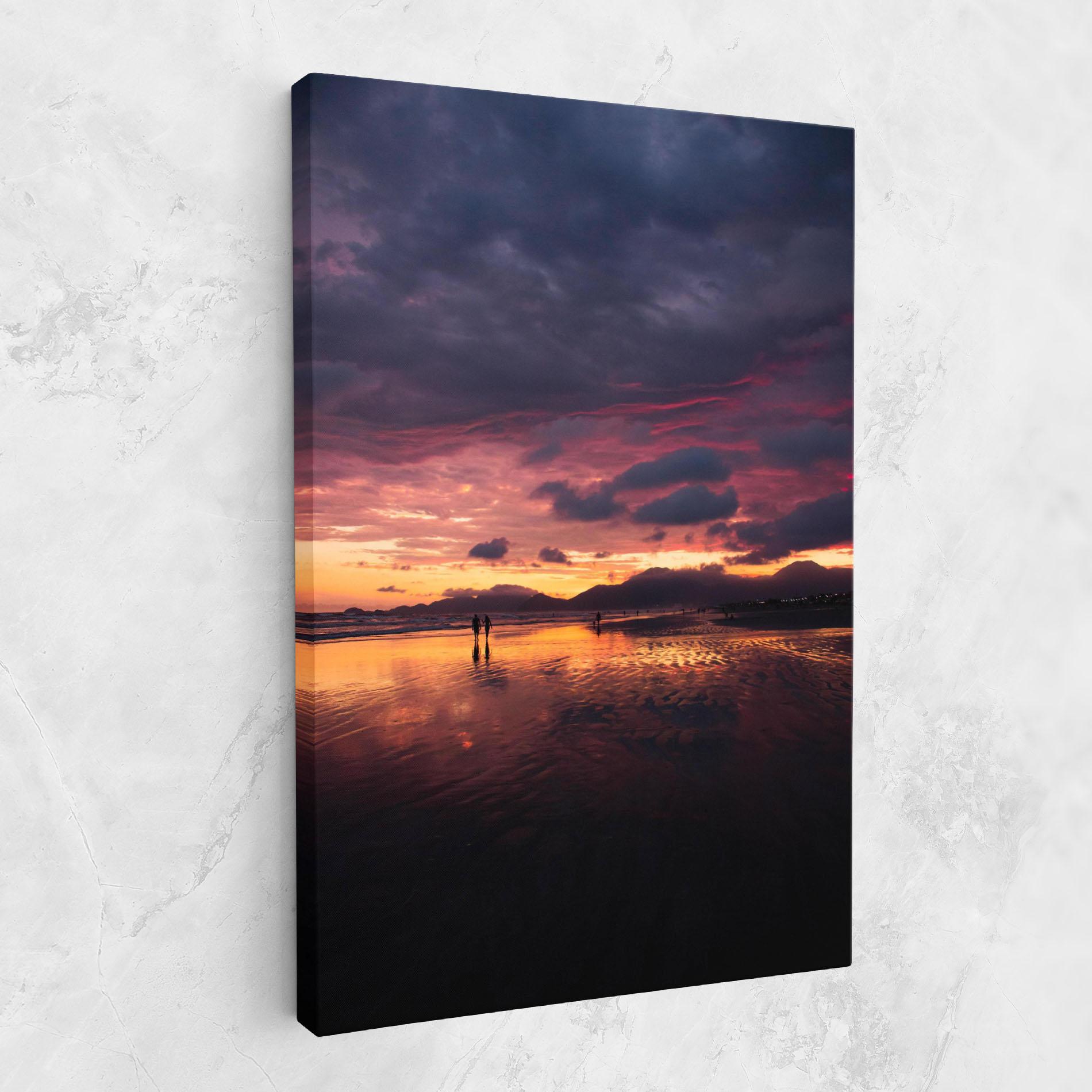 Tablou Canvas Beach At Sunset mockup 1