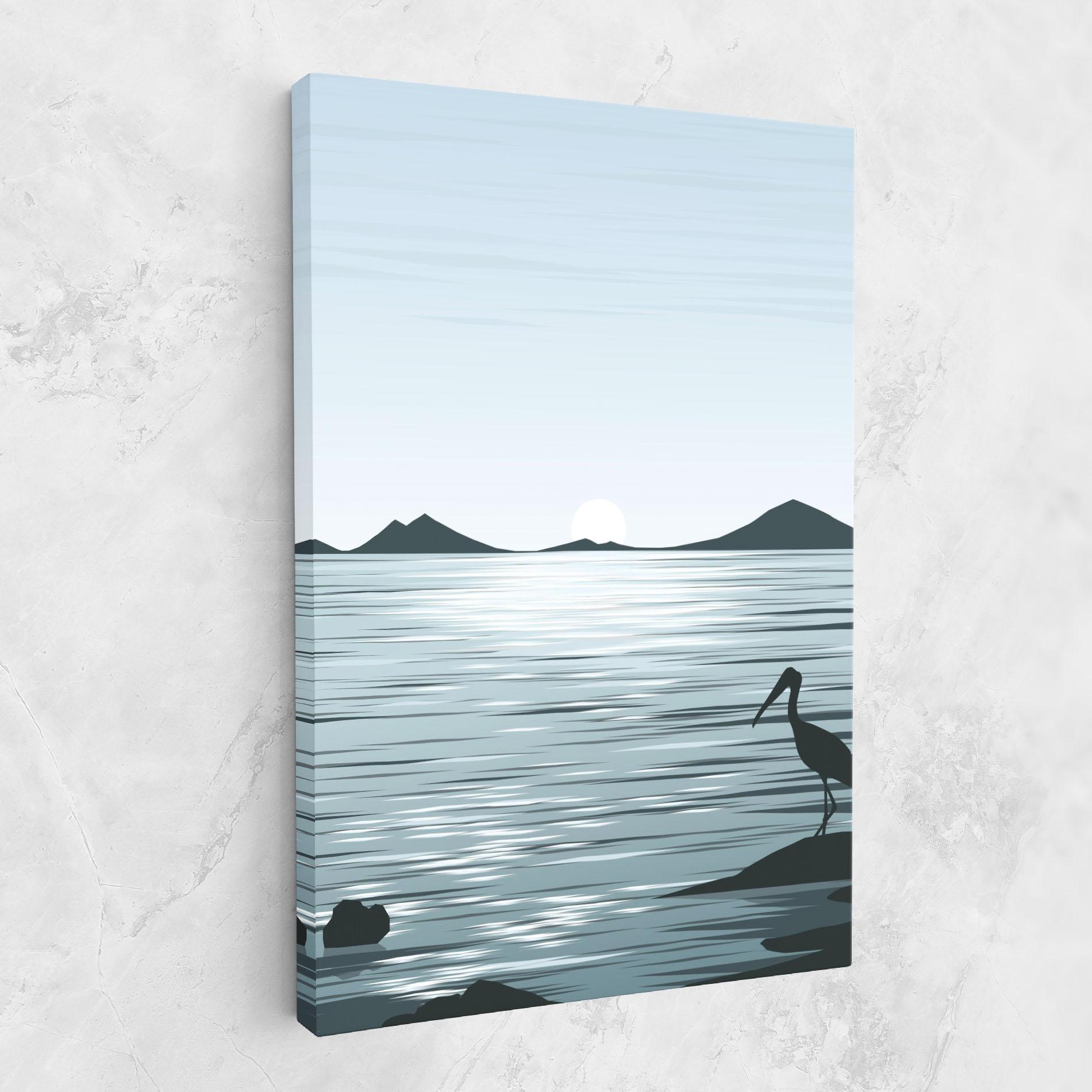 Tablou Canvas Sparkling_lake_view mockup 1