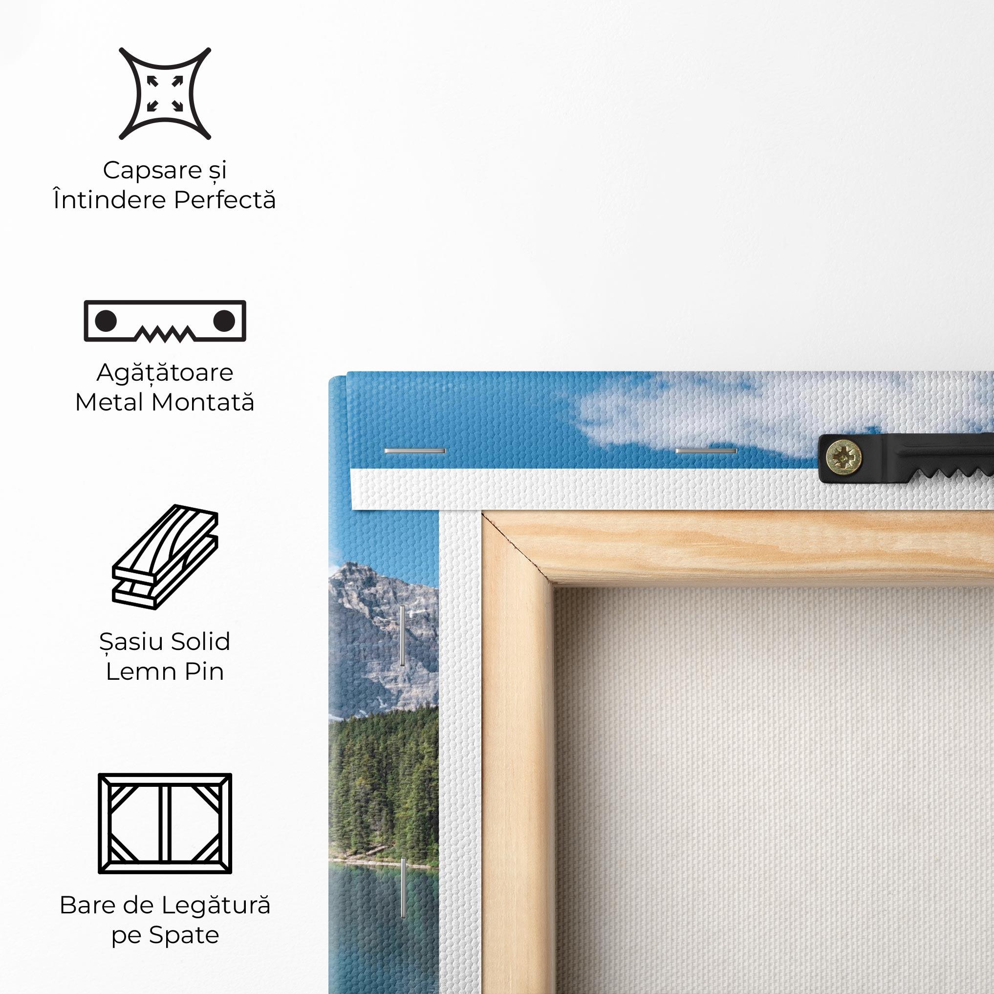 Tablou Canvas Beautiful Lake Canada mockup 5