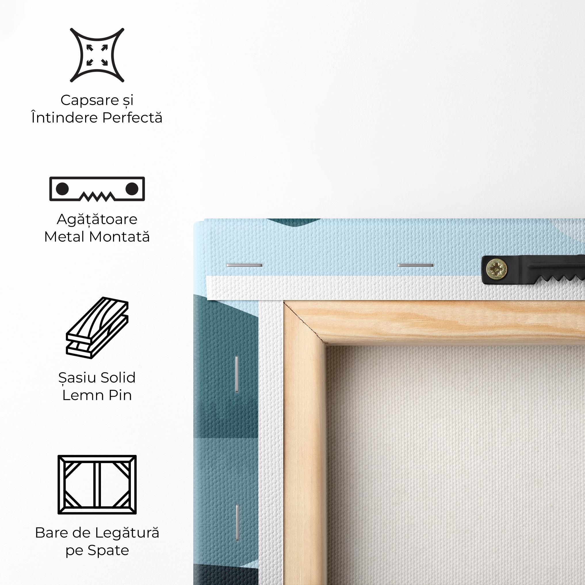 Tablou Canvas Blue Light Lake mockup 5