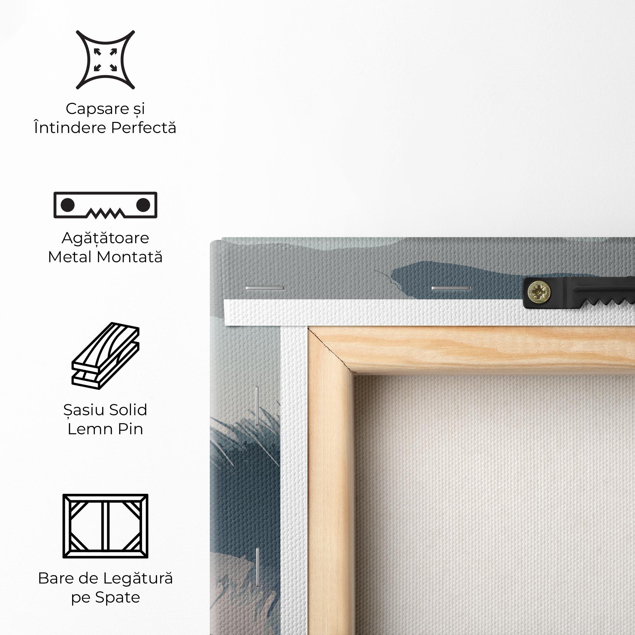 Tablou Canvas Japan Lake Man mockup 5