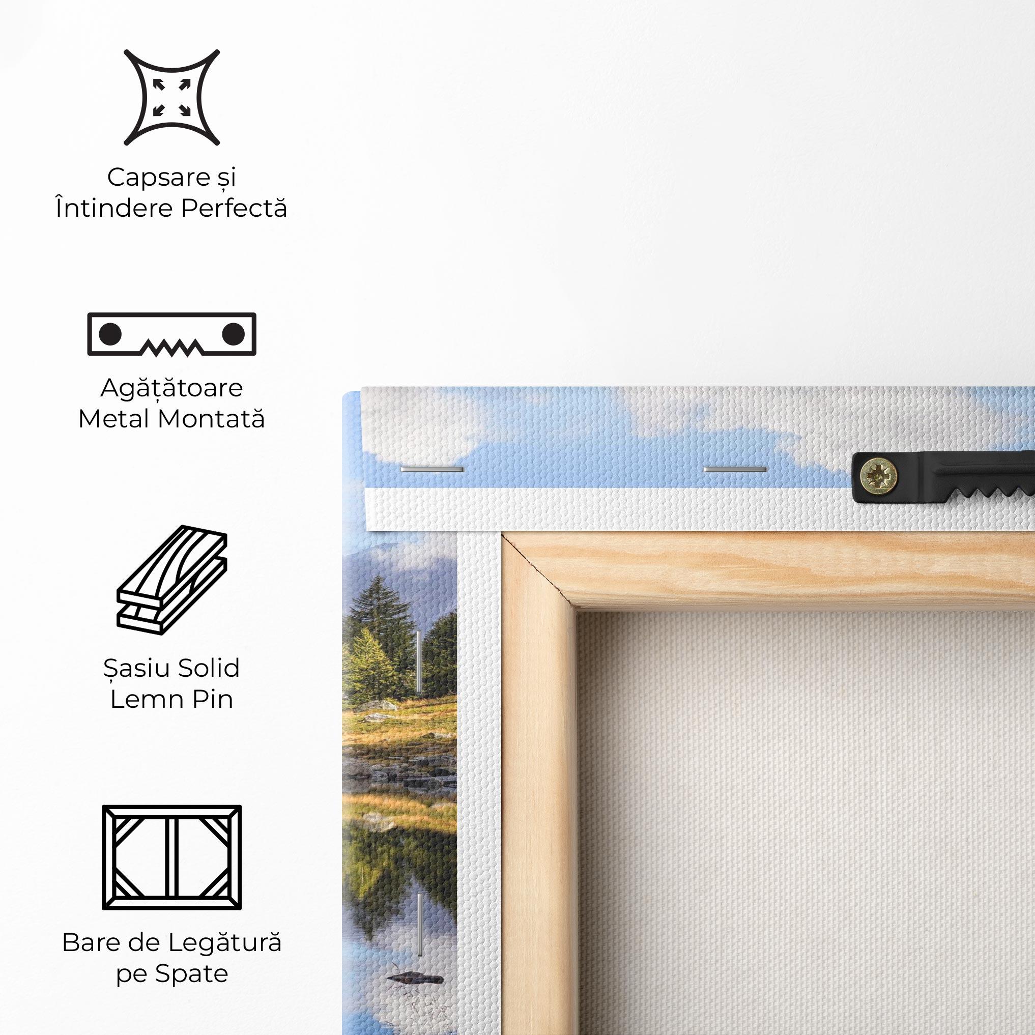 Tablou Canvas Mountain Reflection mockup 5