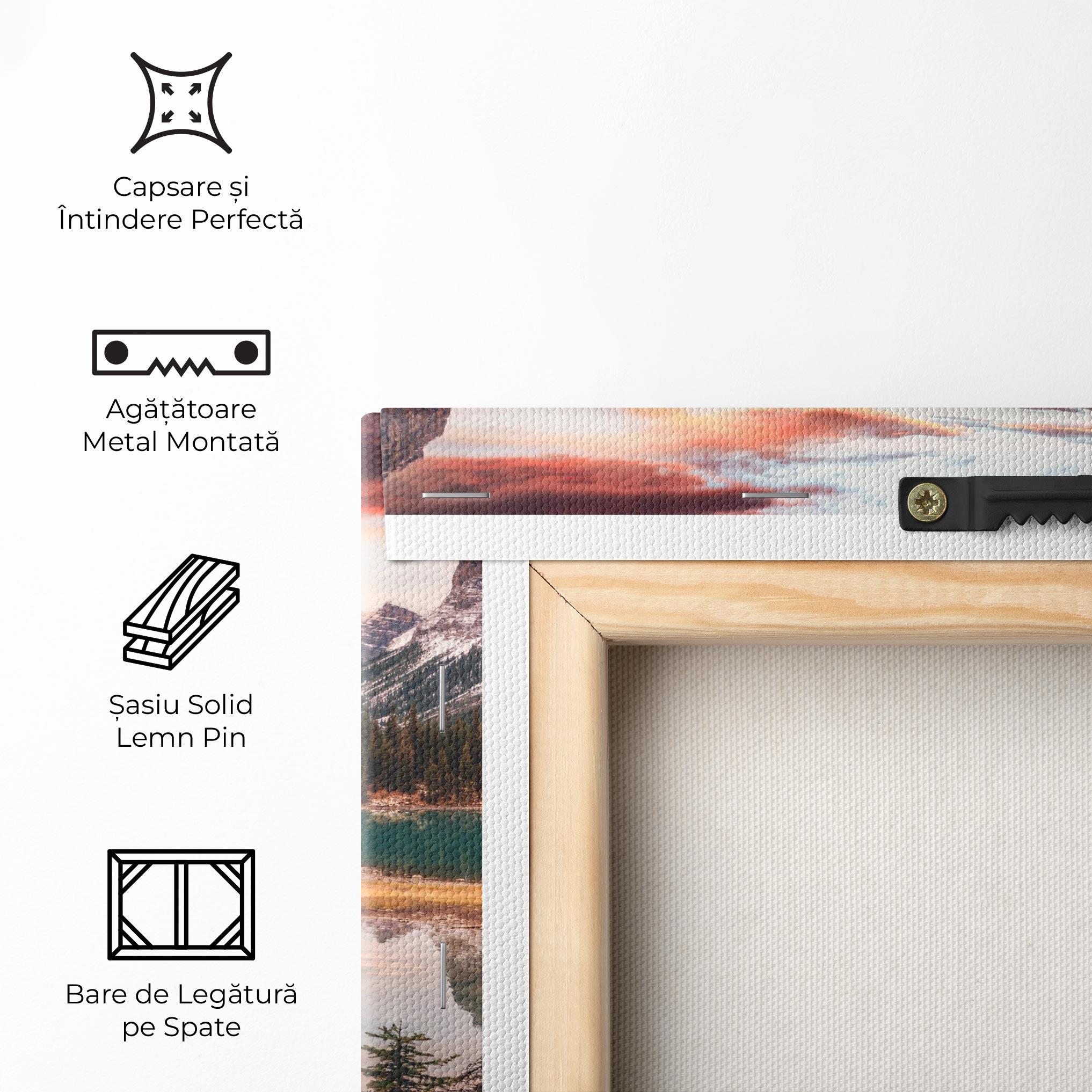 Tablou Canvas Sunset Lake View mockup 5