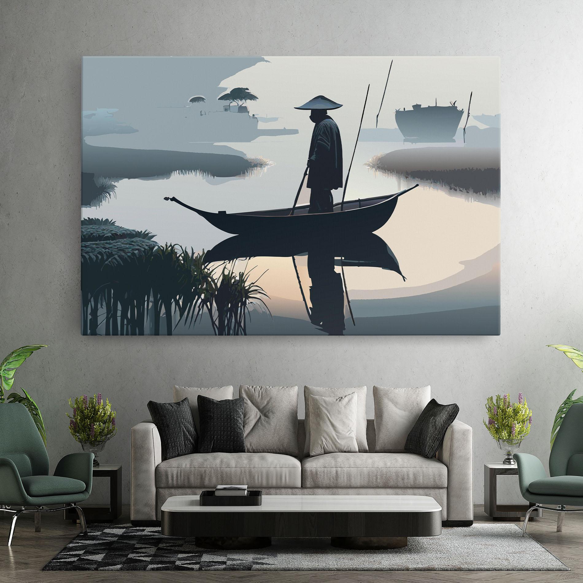 Tablou Canvas Japan Fisherman mockup 7