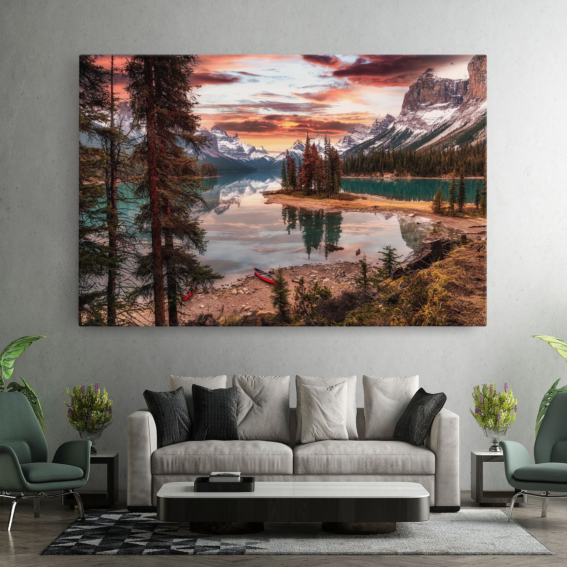 Sunset Lake View mockup 7