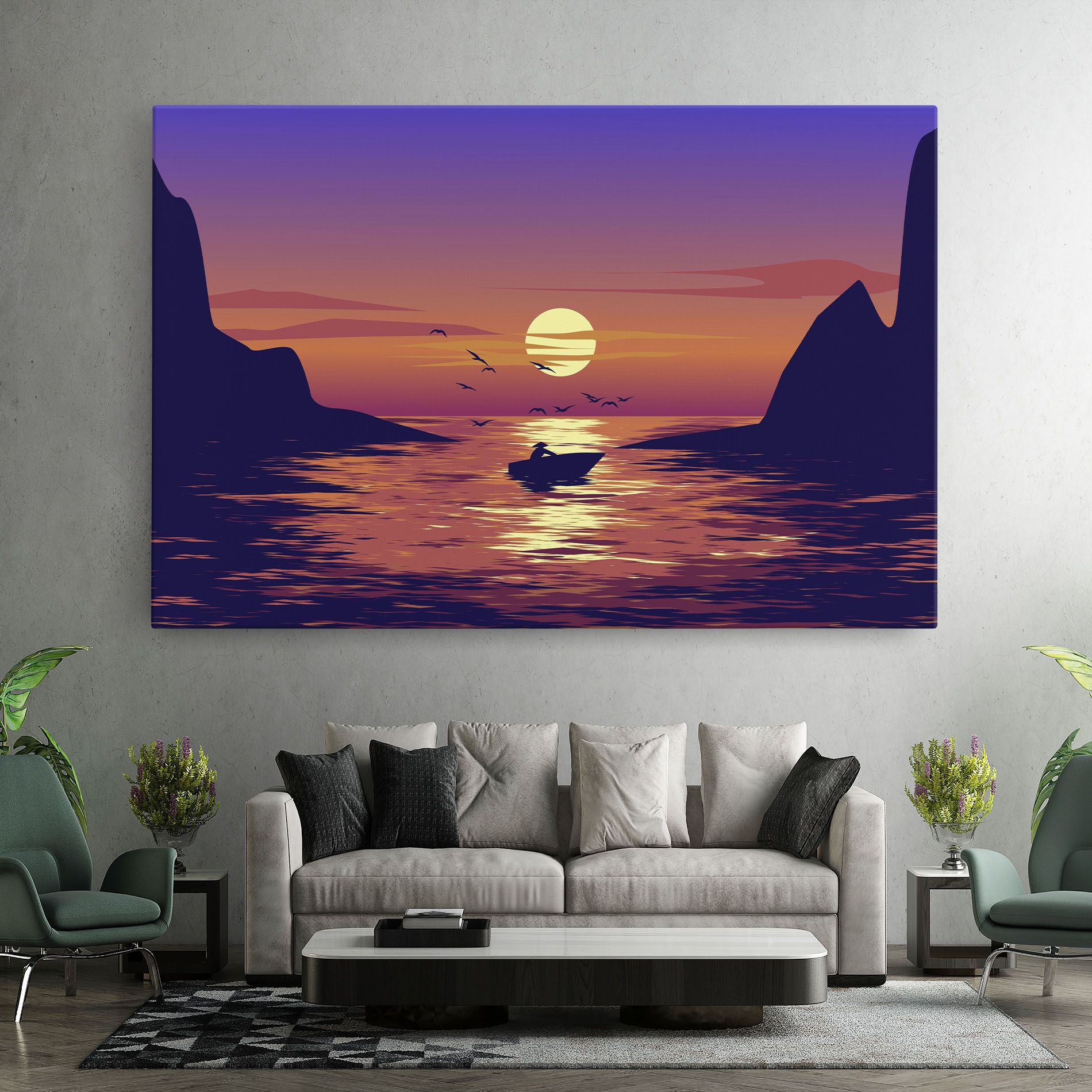 Sunset Scenery View mockup 7