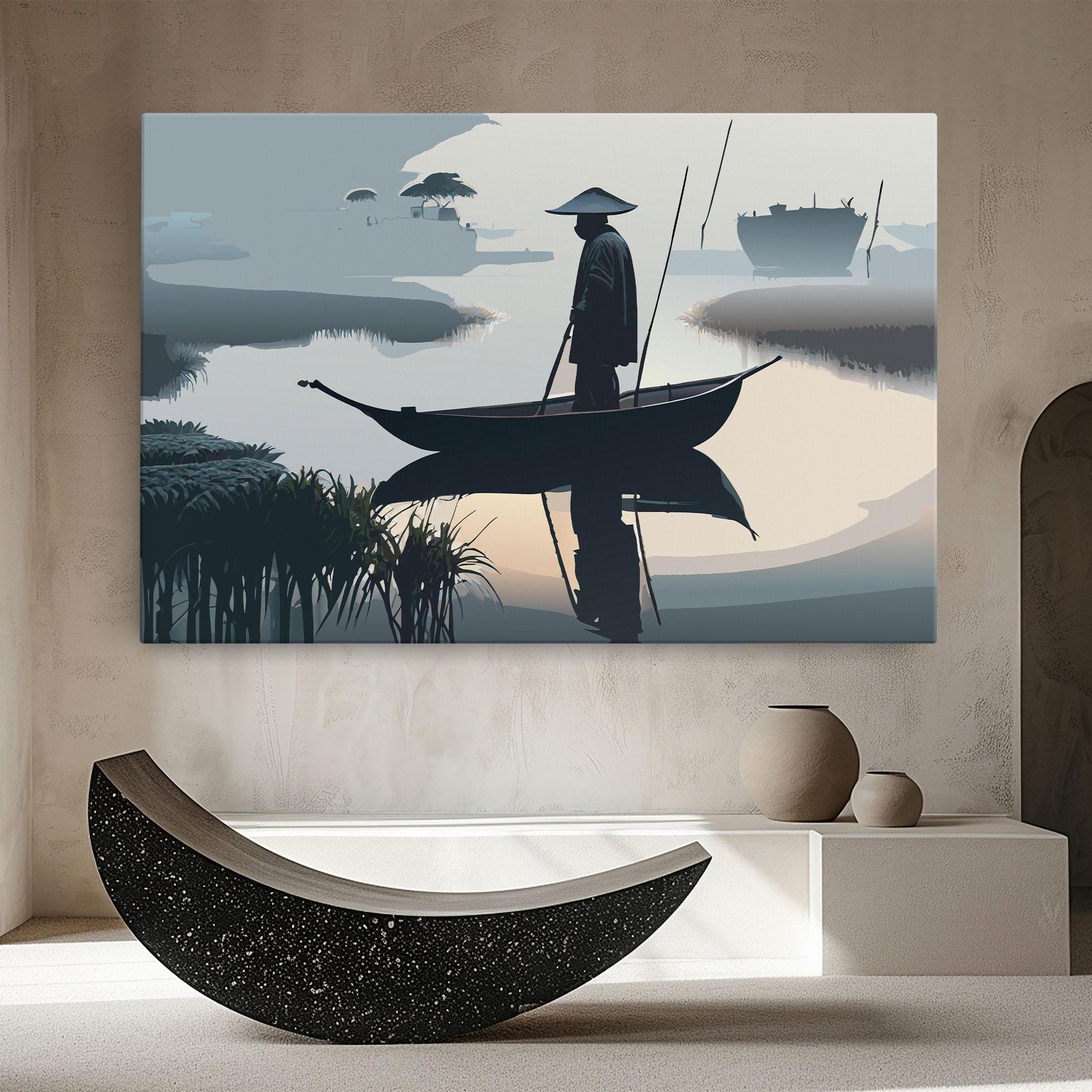Tablou Canvas Japan Fisherman mockup 8