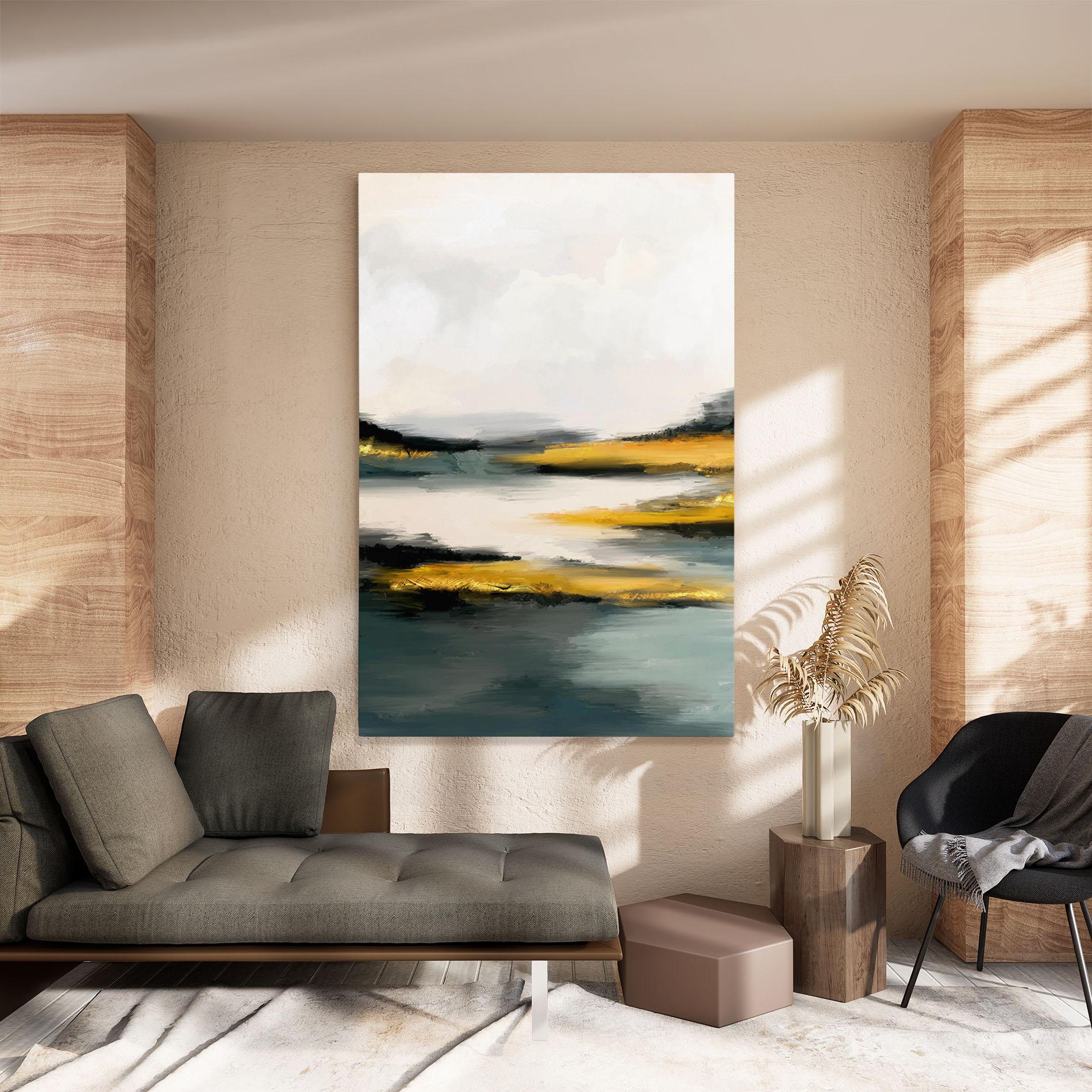 Tablou Canvas Abstract_contemporary_wall_art_with_a_hand_painted_mixed_media_landscape_design_2803 mockup 8