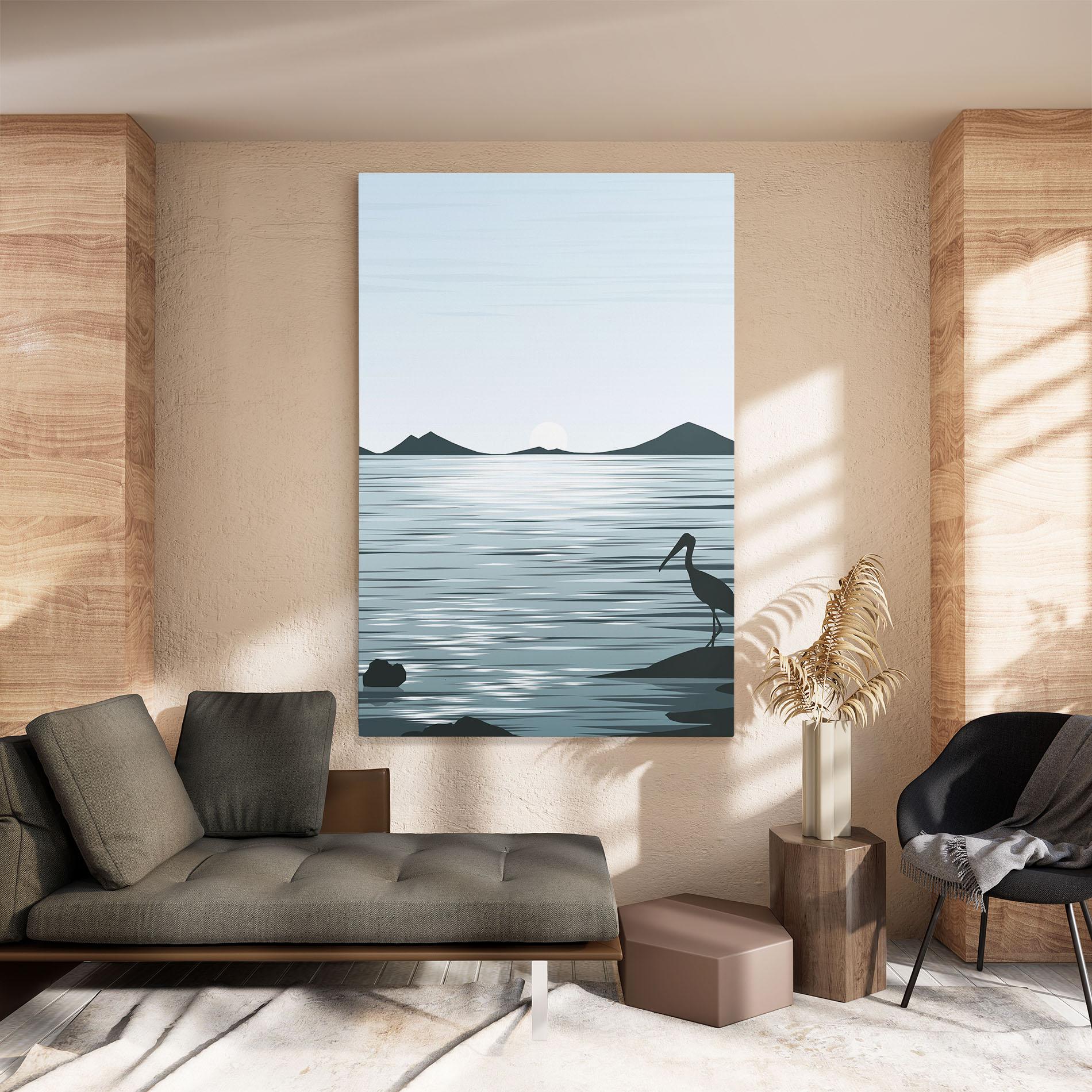 Tablou Canvas Sparkling_lake_view mockup 8