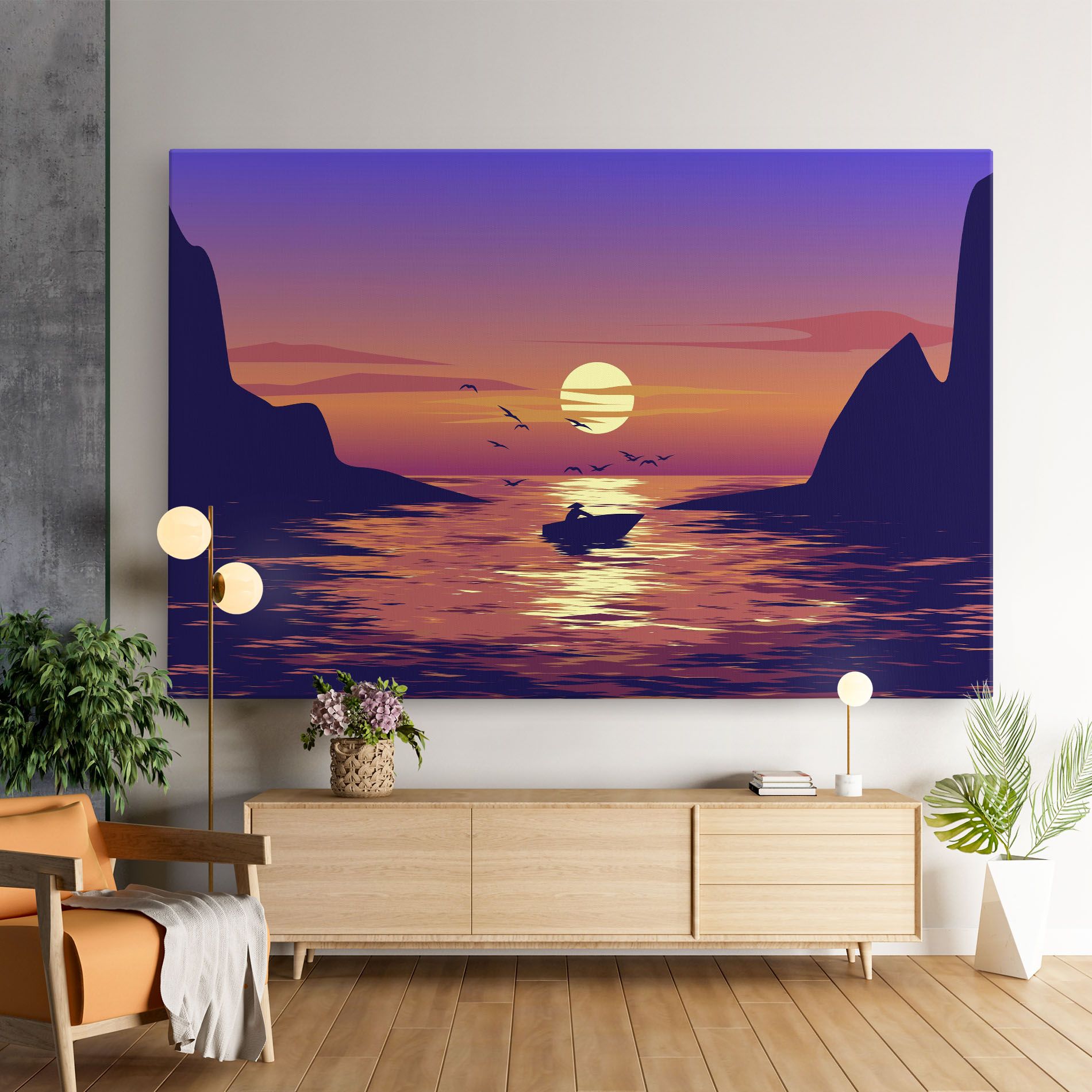 Sunset Scenery View mockup 9