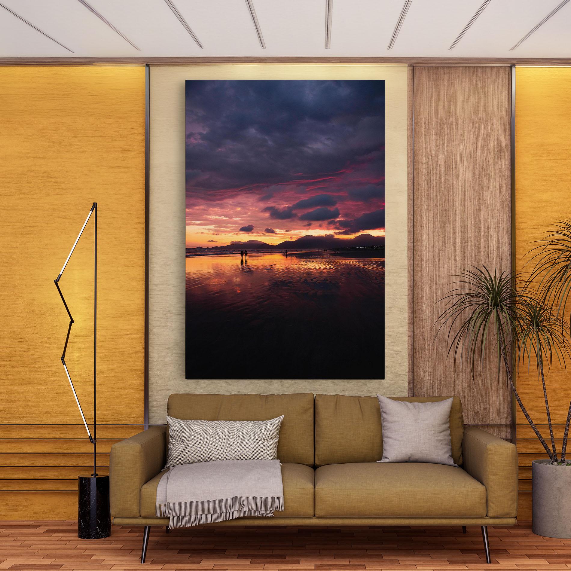 Tablou Canvas Beach At Sunset mockup 9