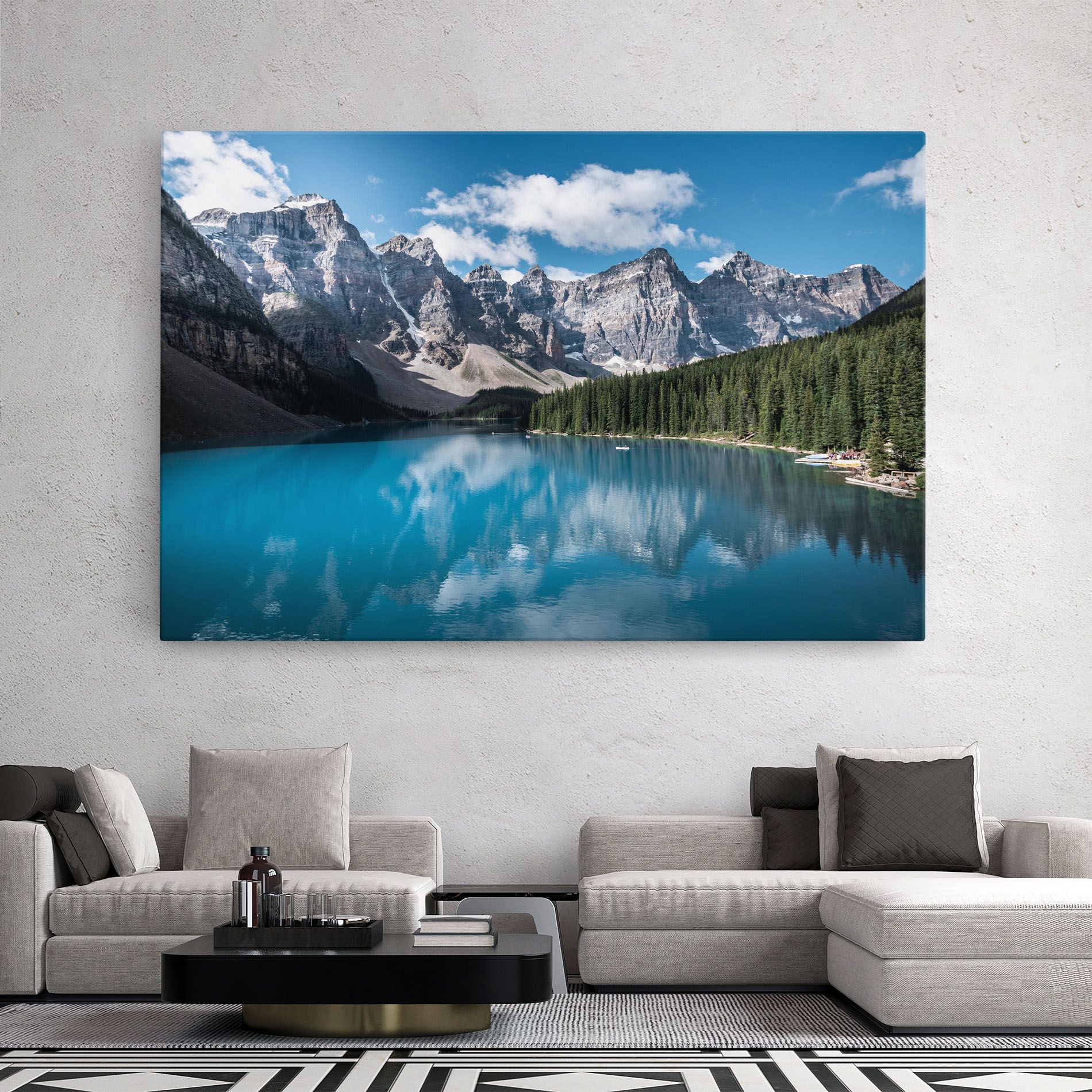 Beautiful Lake Canada mockup 2