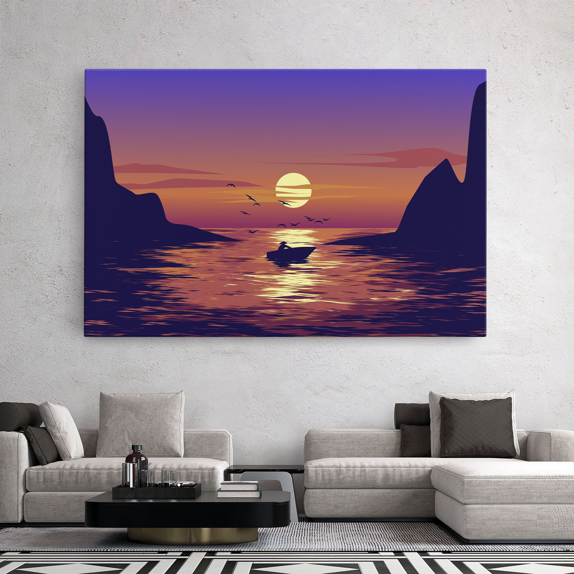 Sunset Scenery View mockup 2