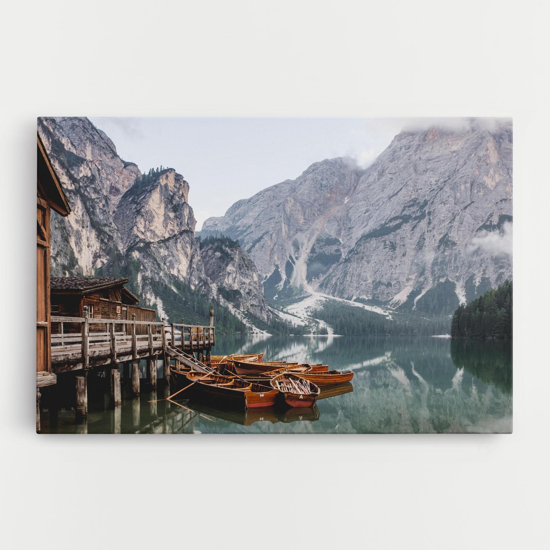 Tablou Canvas Cabin Lake mockup 0