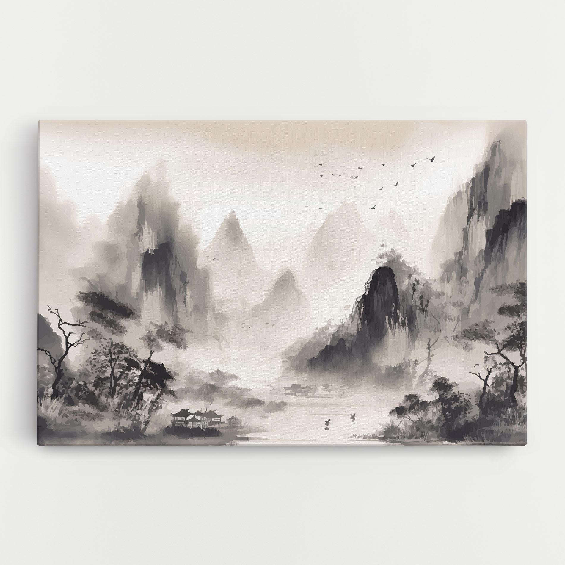 Tablou Canvas Far Away Mountain mockup 0