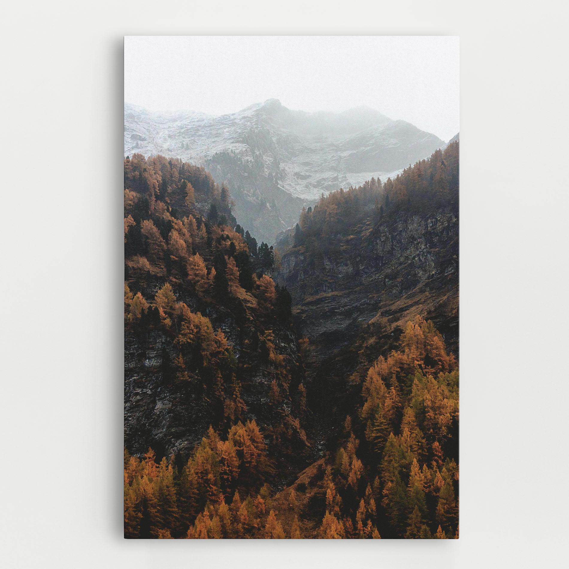 Tablou Canvas Autumn Mountain mockup 0