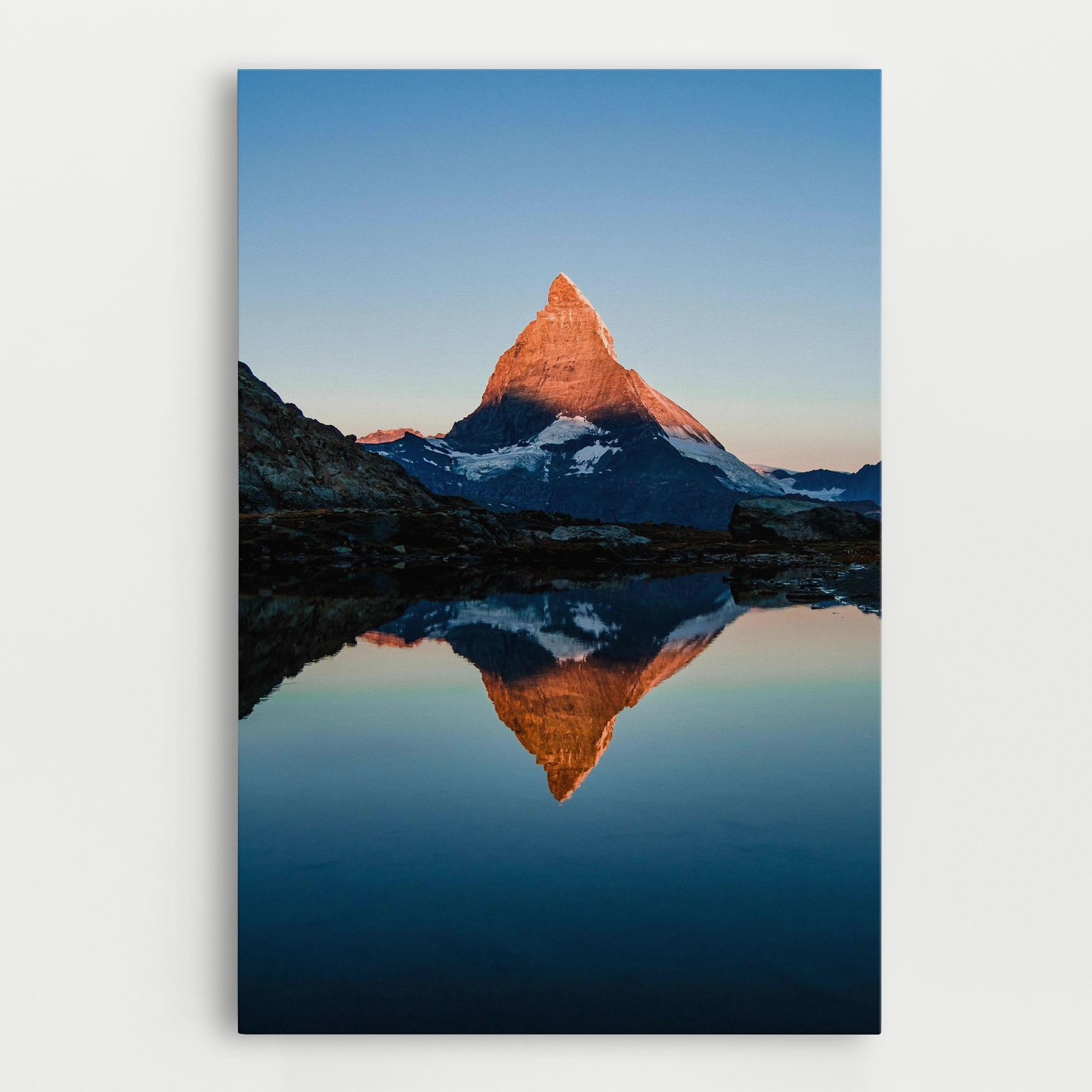 Tablou Canvas Mirror Mountain mockup 0
