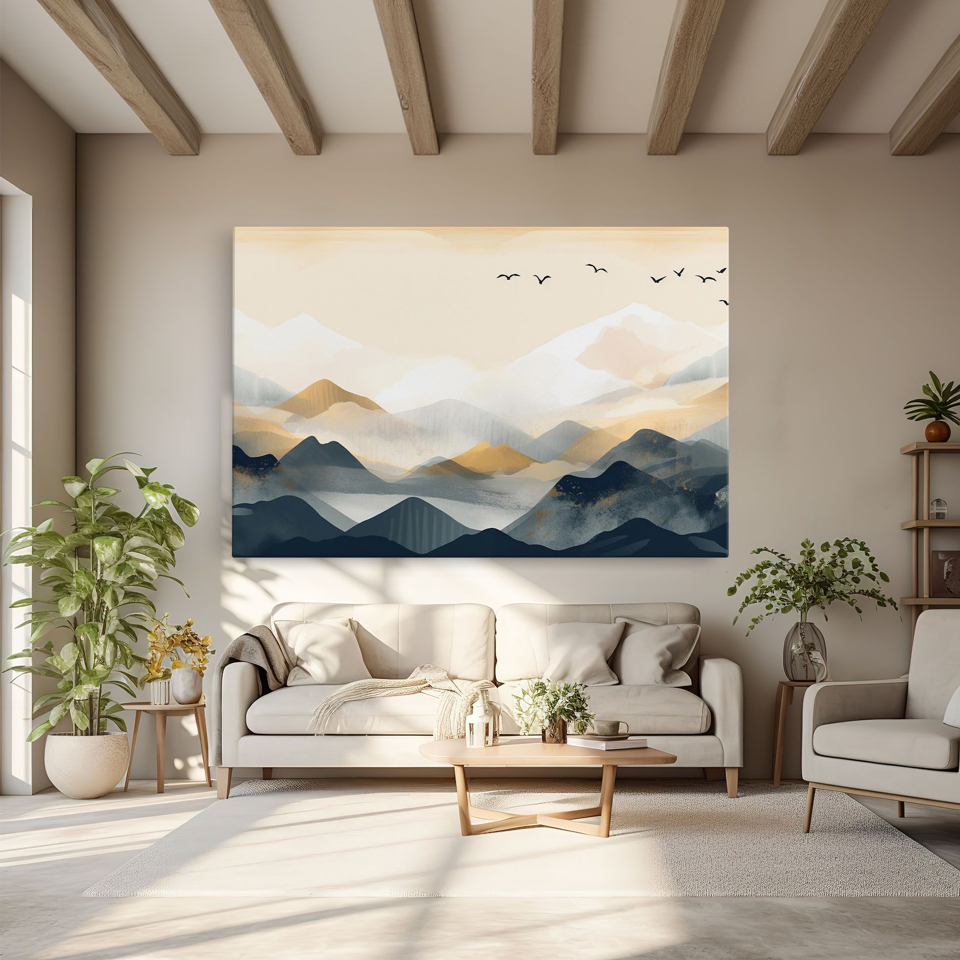 Gold Foggy Blue mockup 6