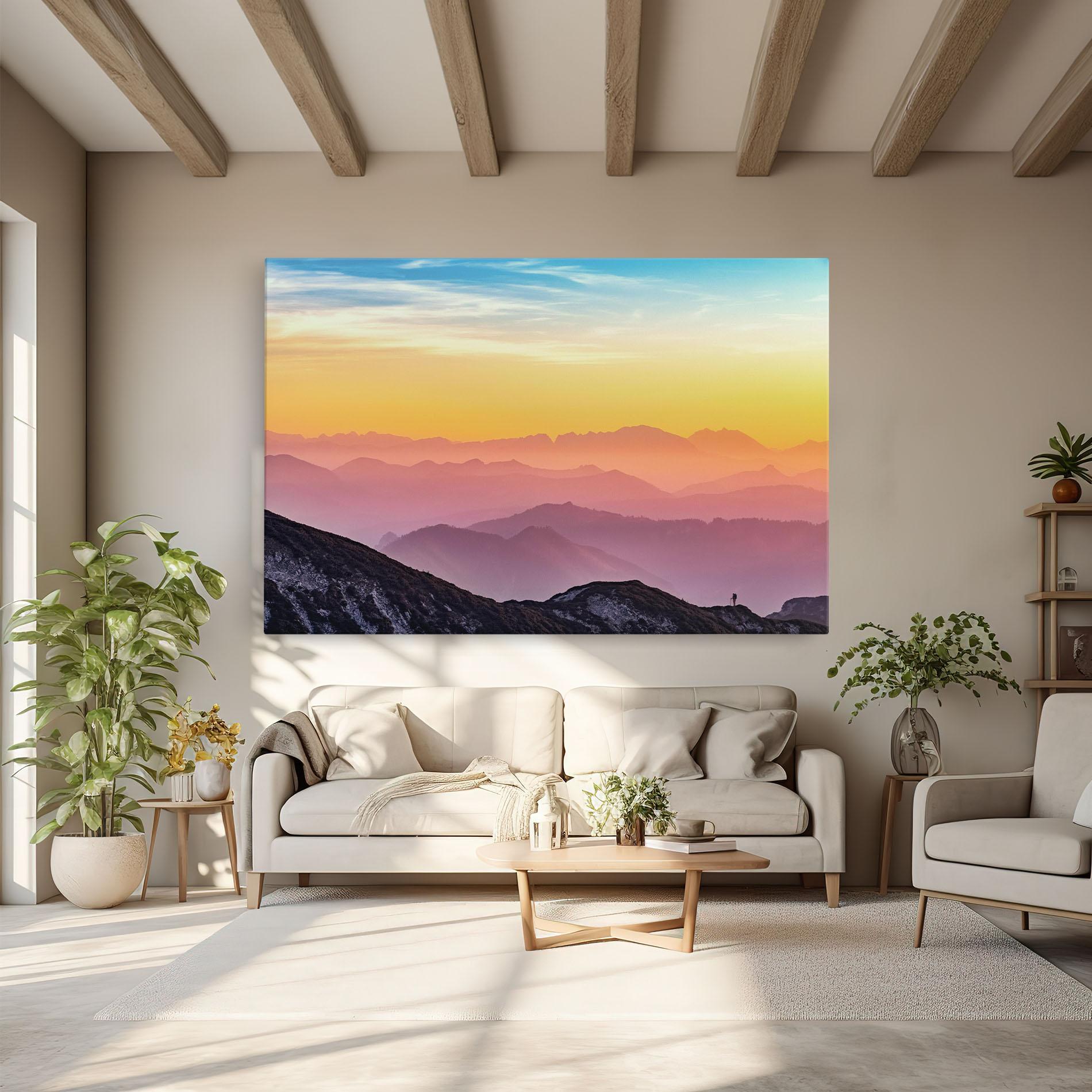 Tablou Canvas Pink Mist mockup 6