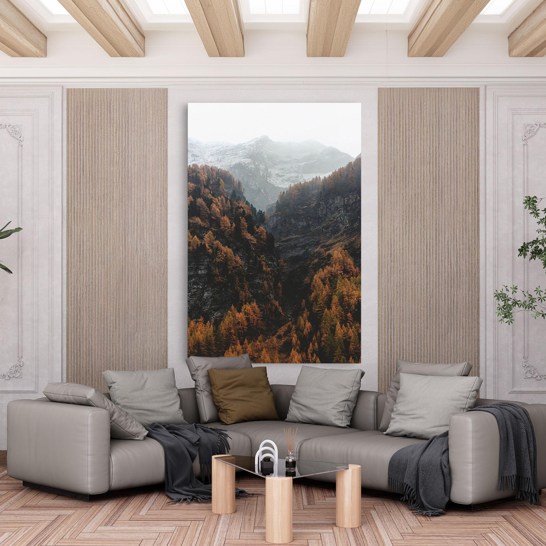 Tablou Canvas Autumn Mountain mockup 6