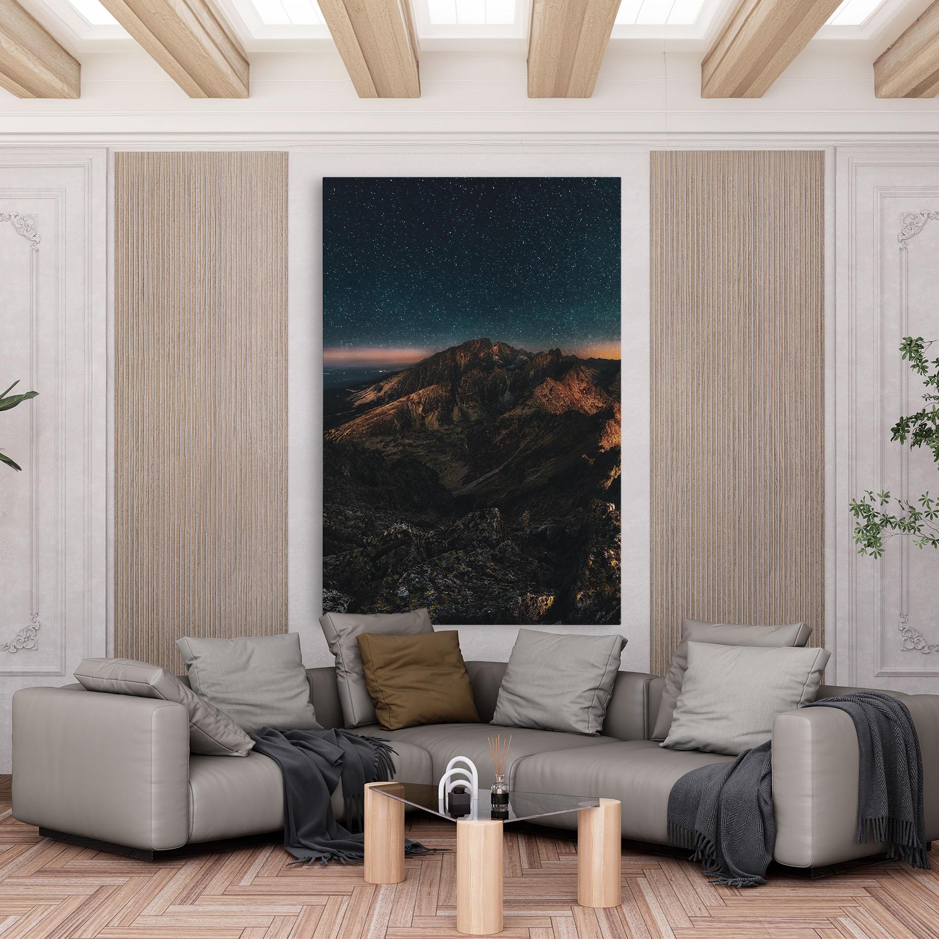 Tablou Canvas Mountain Sky mockup 6