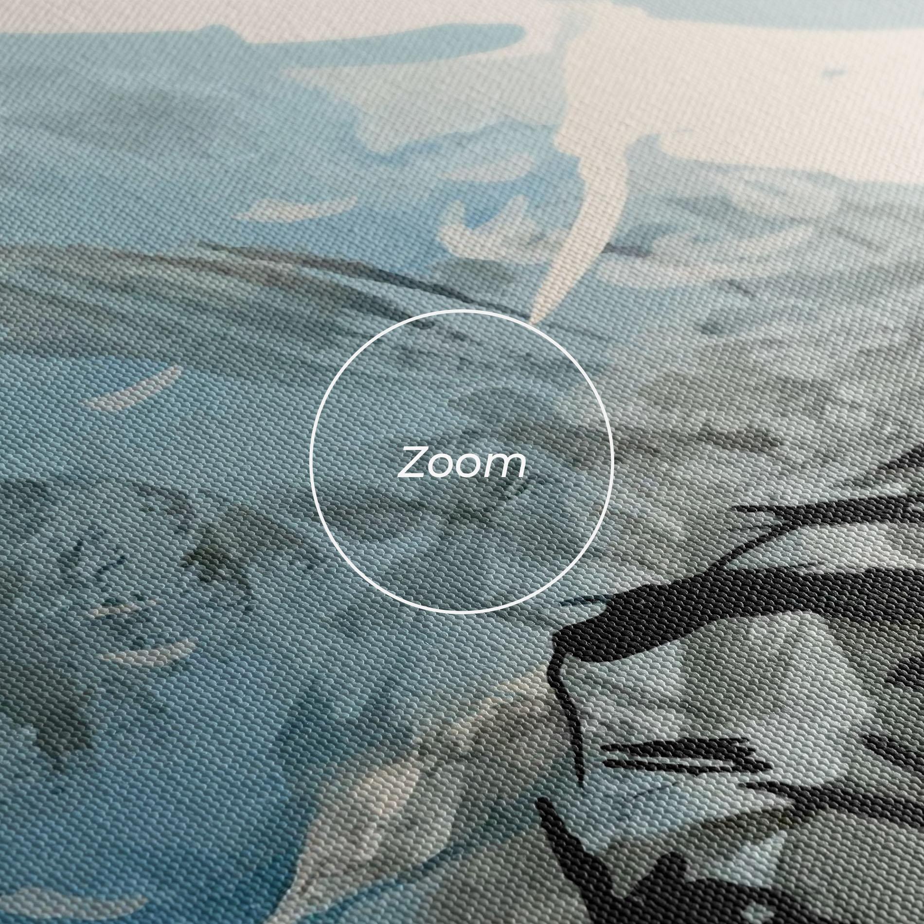 Tablou Canvas Blue Black Mountain mockup 3