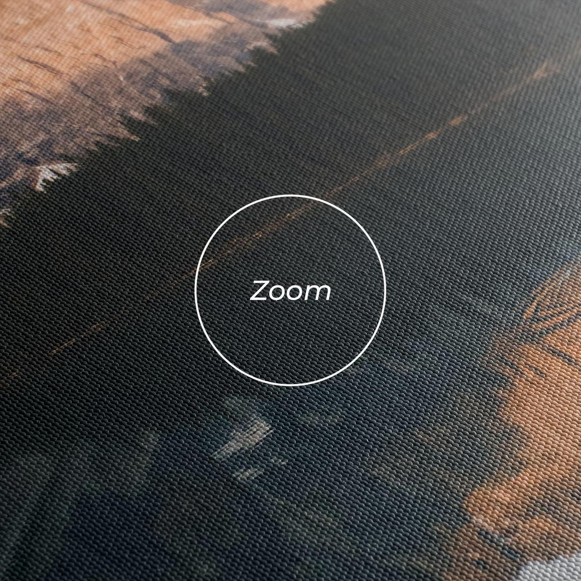 Tablou Canvas Brown Mountain Lake mockup 3