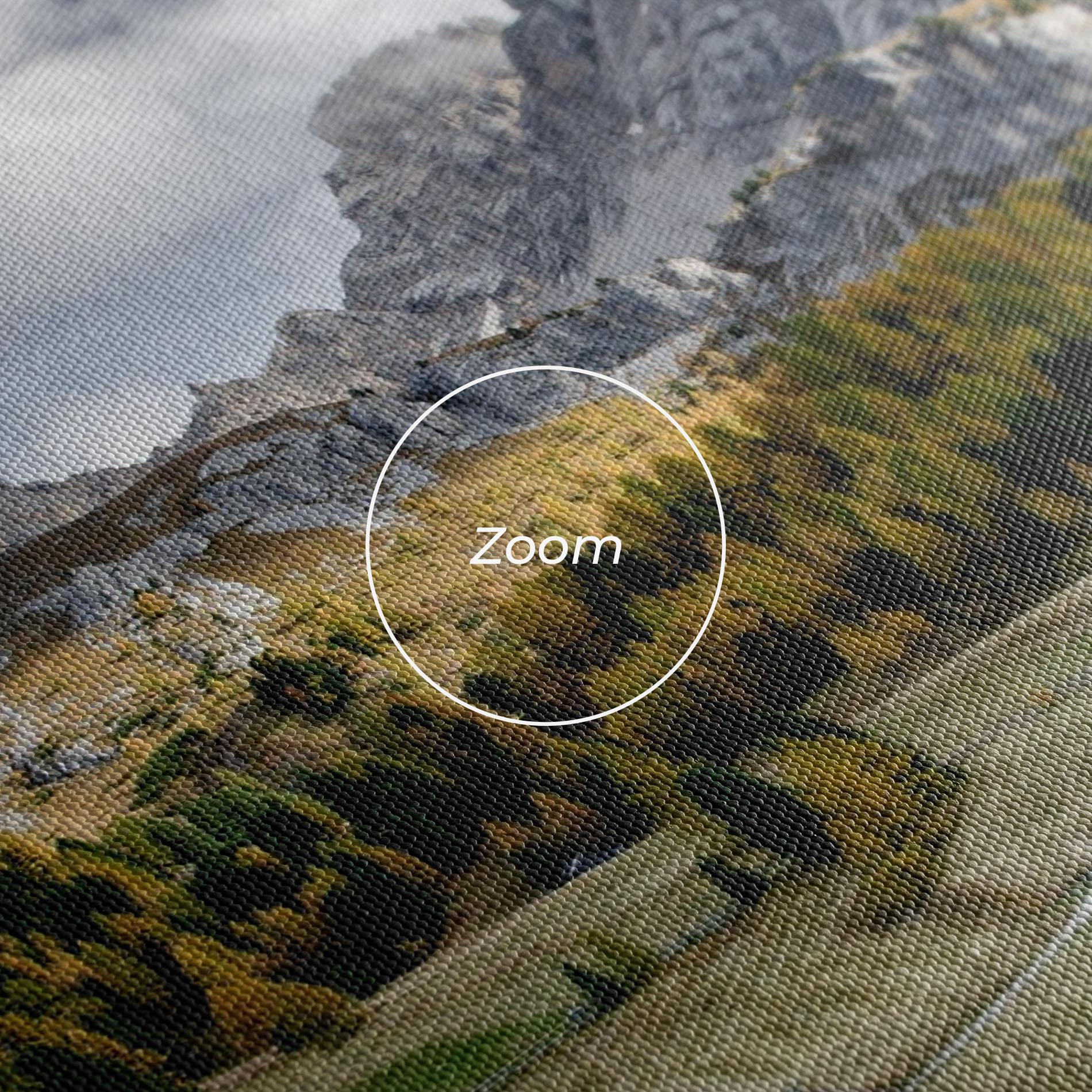 Tablou Canvas Cloudy Mountains View mockup 3